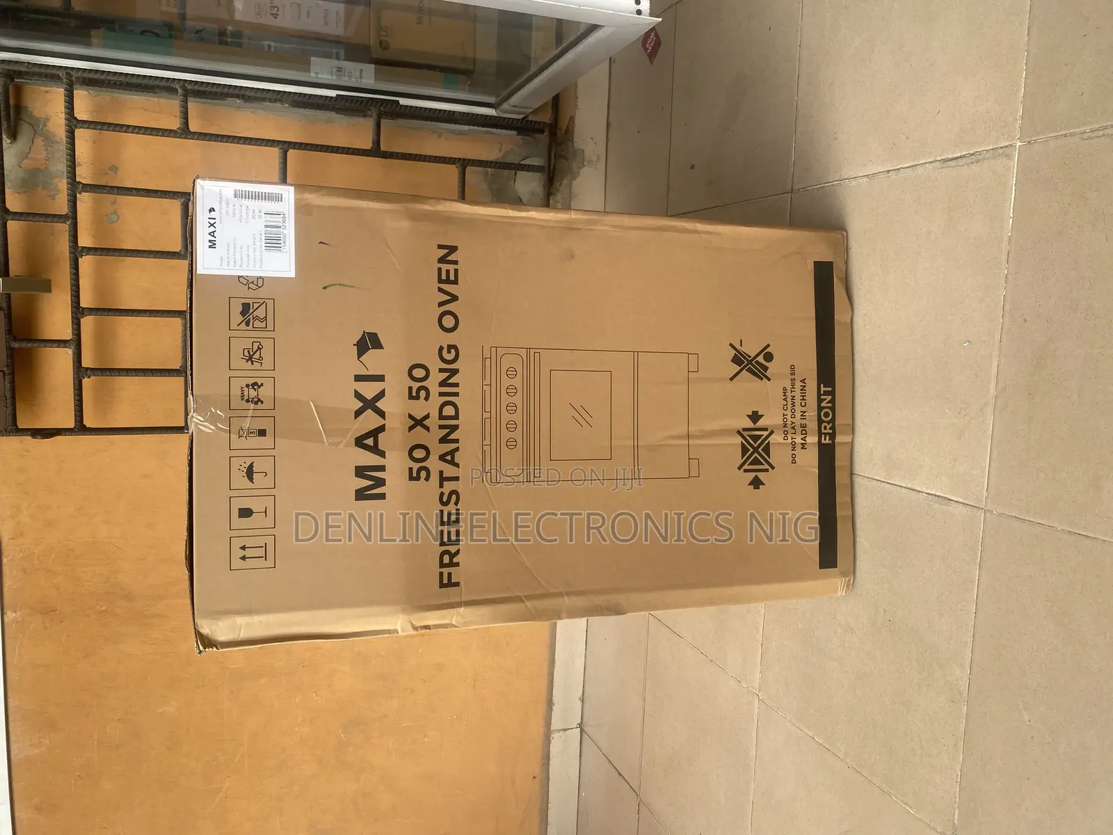 Brand New Maxi 50 by 50, 4 Burners Standing Gas Cooker With Oven