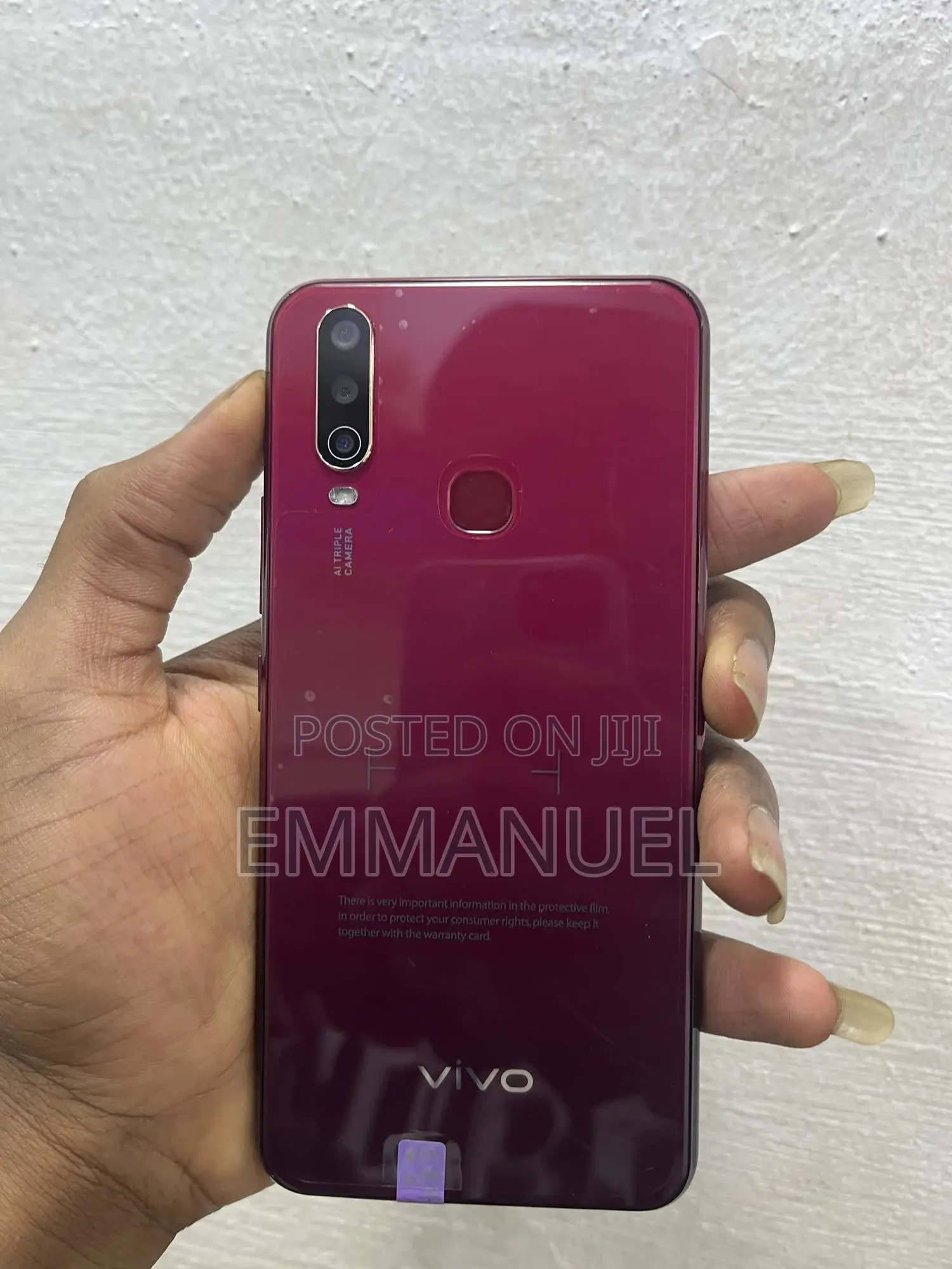 Vivo Y17 256 GB Red