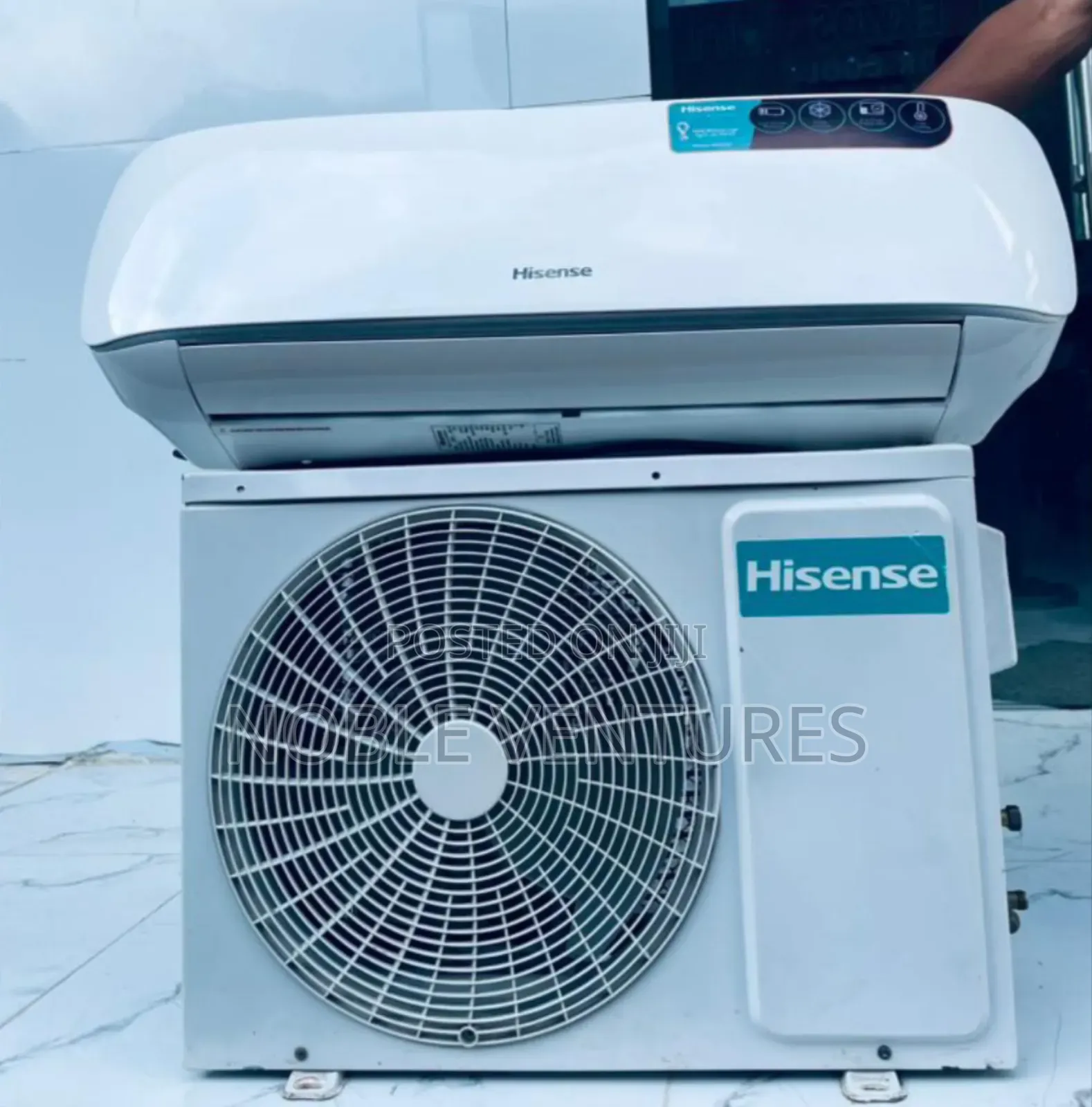Original Hisense 1.5hp Non Inverter Split Unit Air-Conditioner Copper