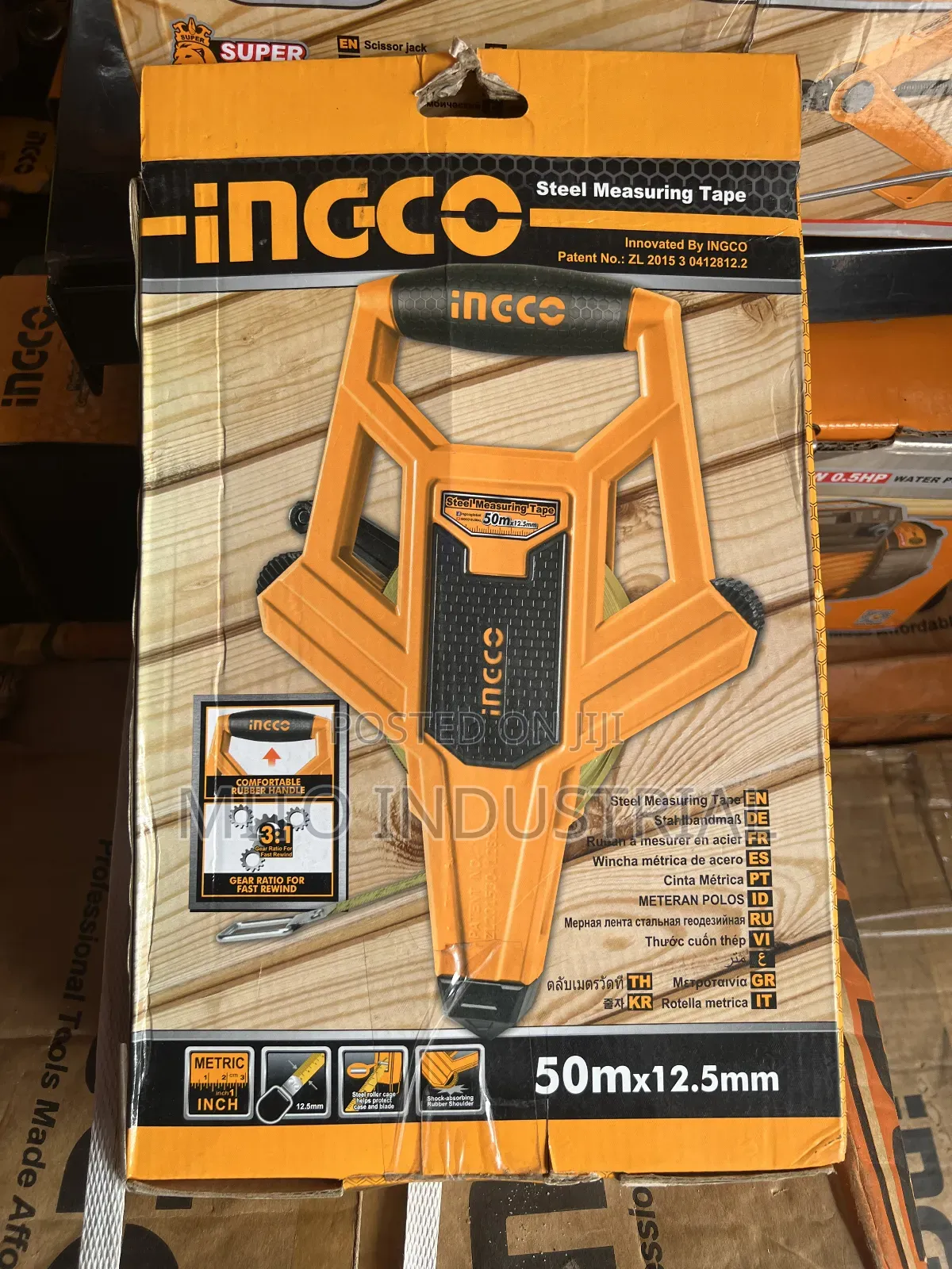 50m Ingco Steel Measuring Tape