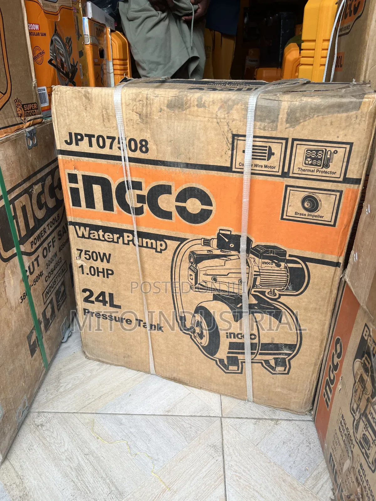 Ingco Jpt07508 Water Pump.