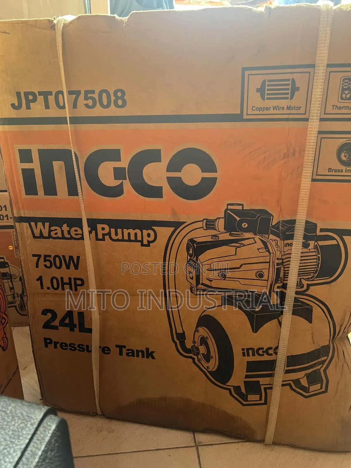 Ingco Jpt07508 Water Pump.