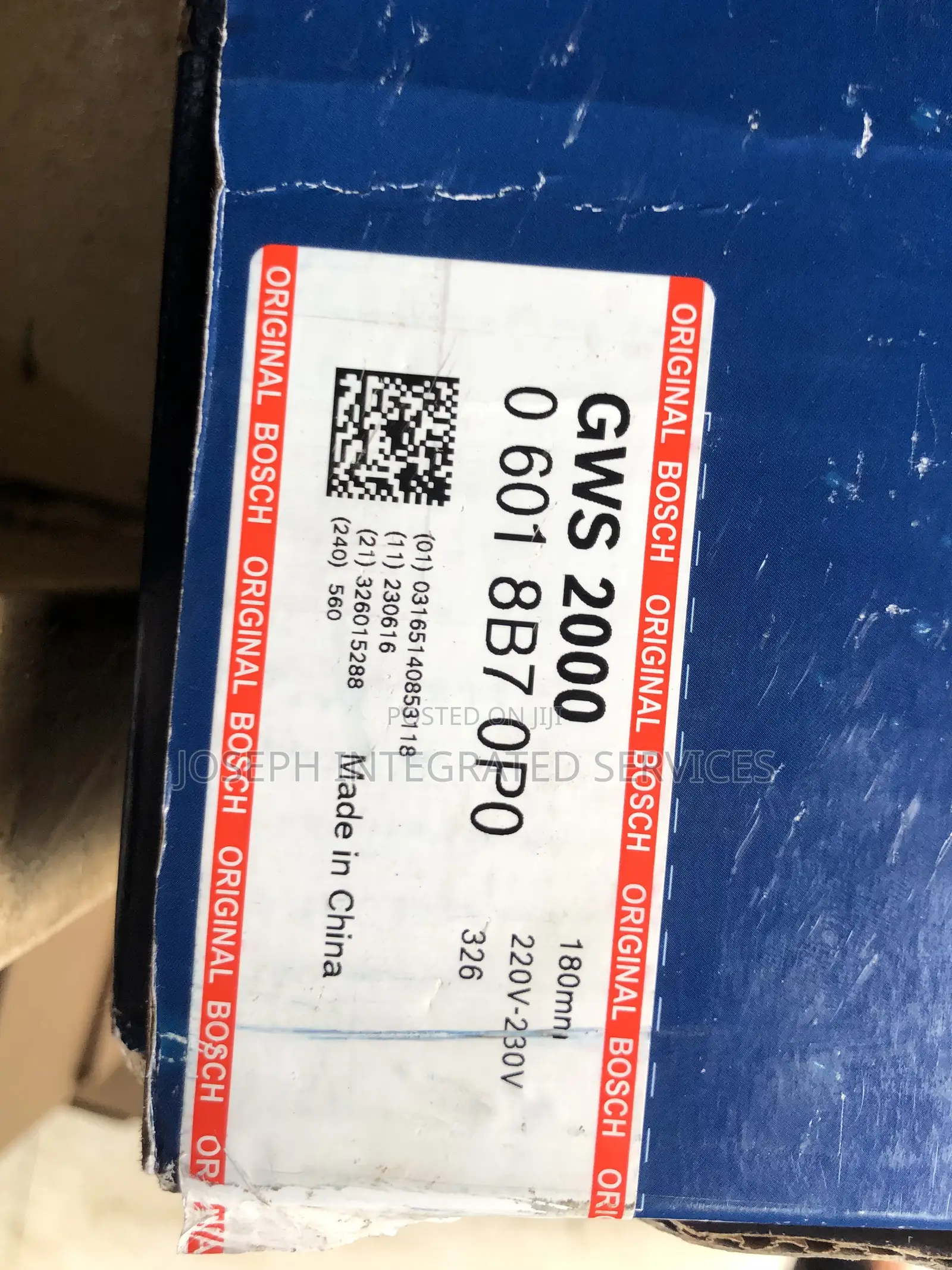 Bosch GWS 2000 Professional Angle Grinder 7”