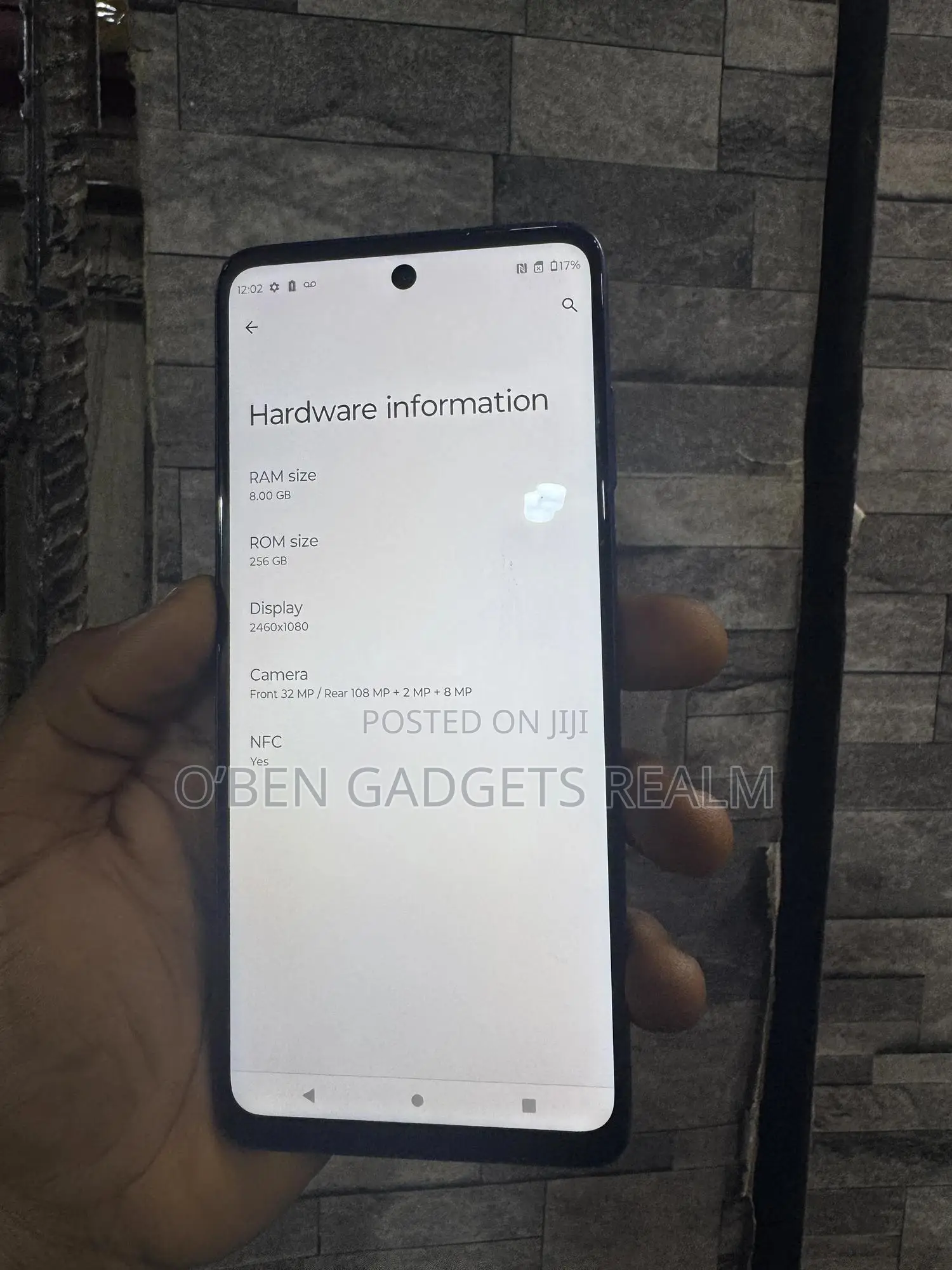 Motorola Edge 5G UW (2021) 256 GB Blue