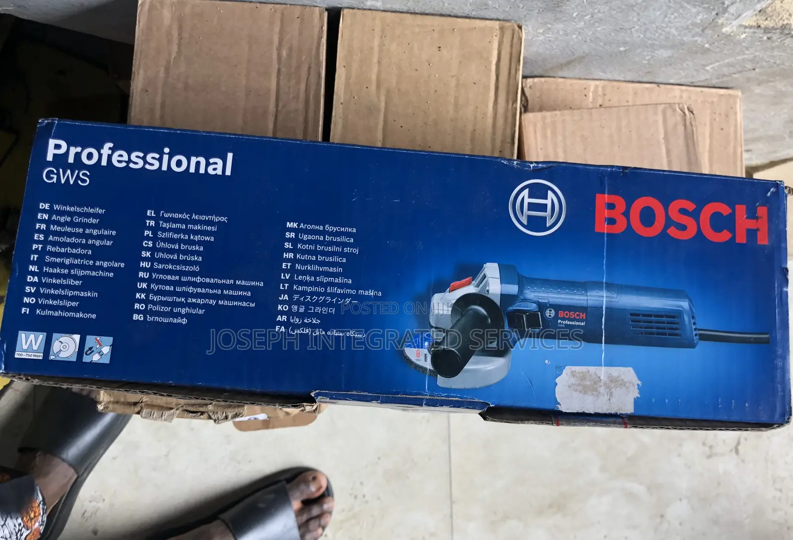 Bosch Professional Gws 750-125 Angle Grinder