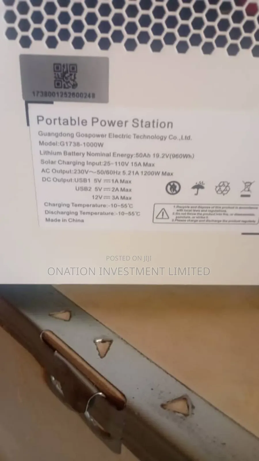 1200w Gospower Solar Generator