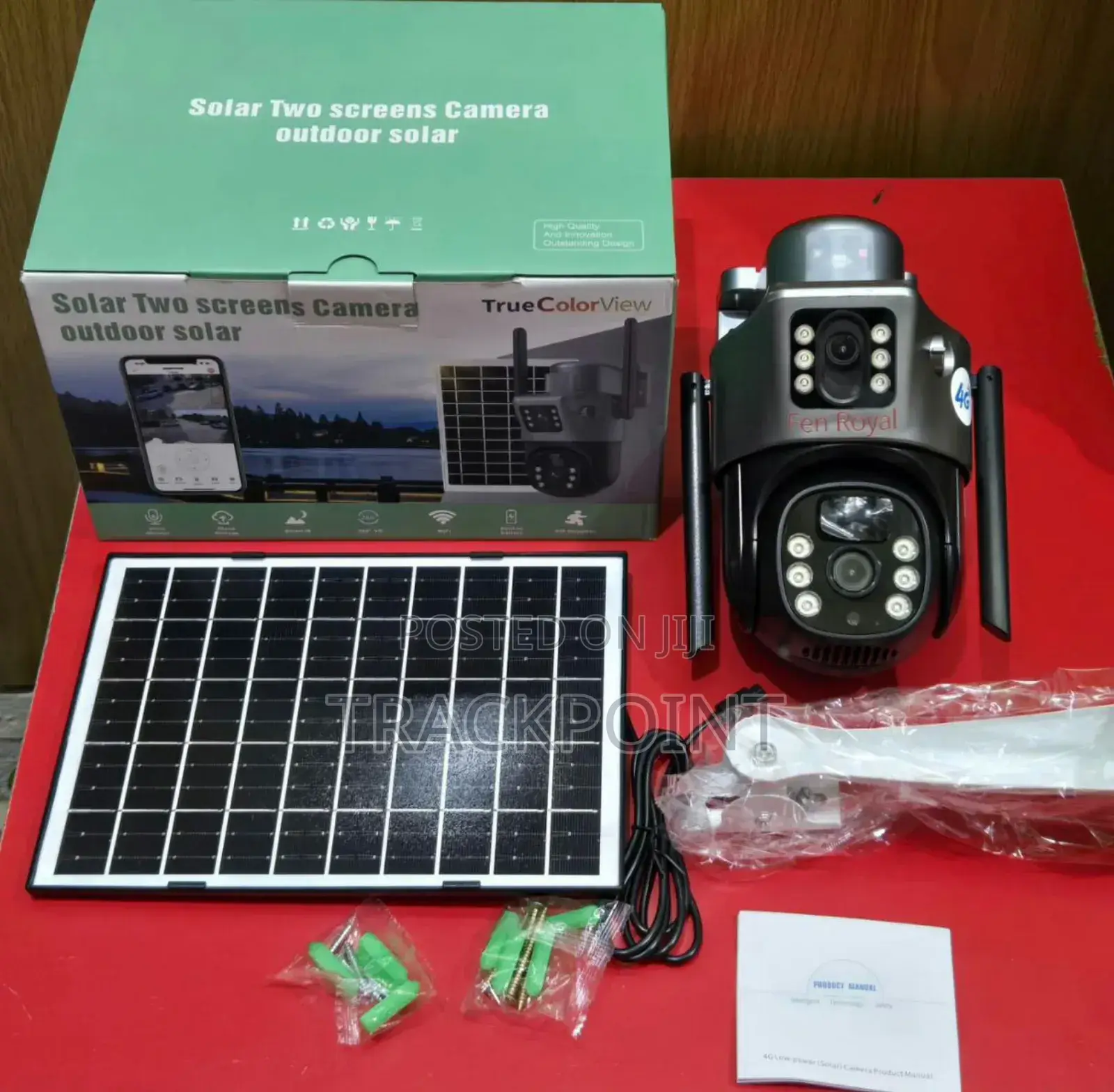 Dual Lens CCTV Solar Camera