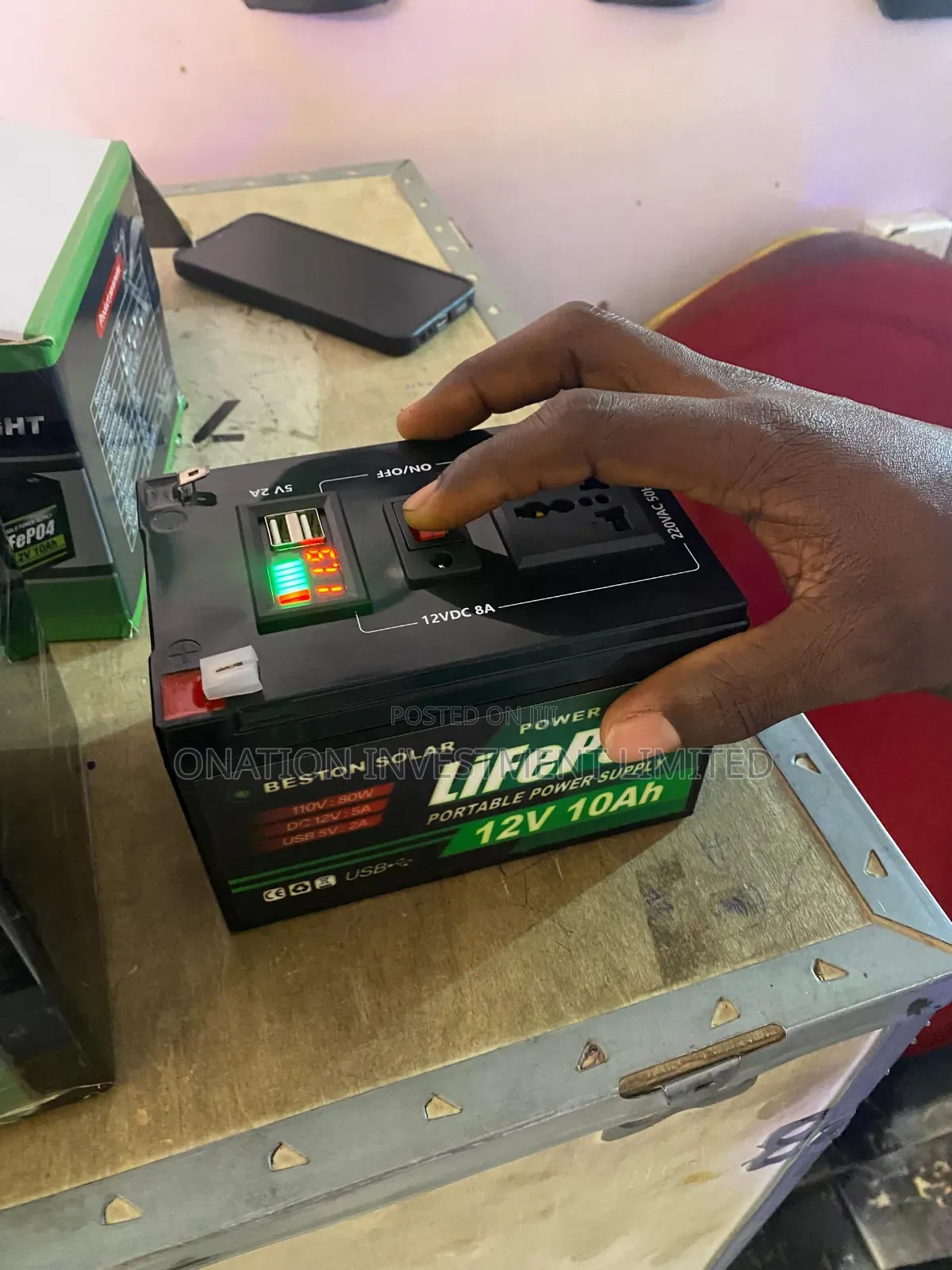 10ah 12v Beston Lifep04 Power Bank Battery