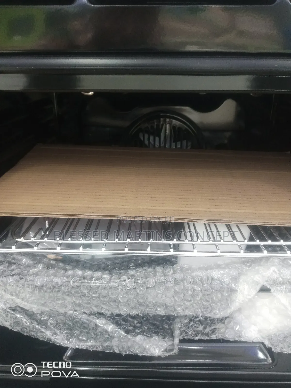 60cm White Gas and Electric Oven