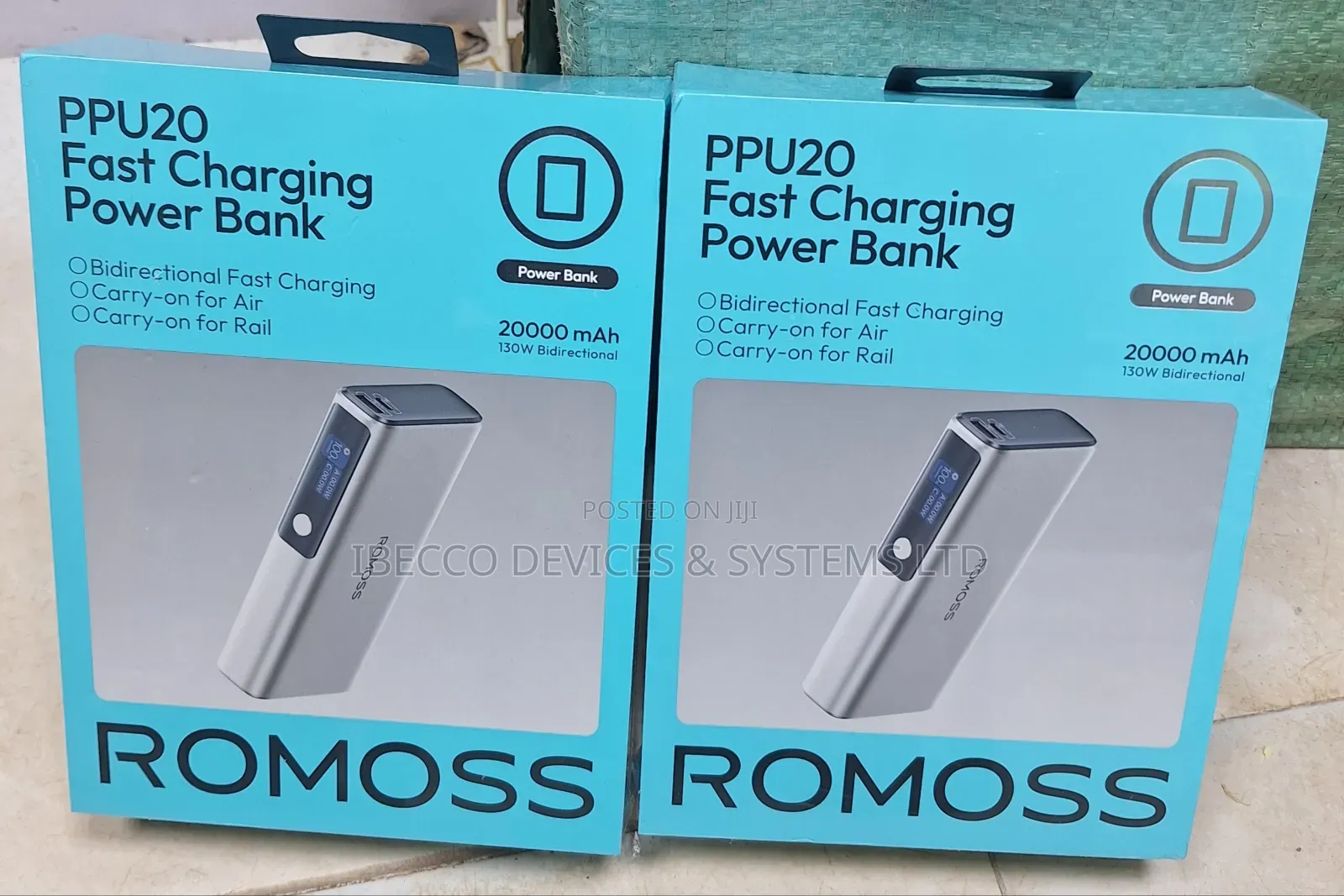 Romoss Ppu 20 130w Fast Charging Power Bank