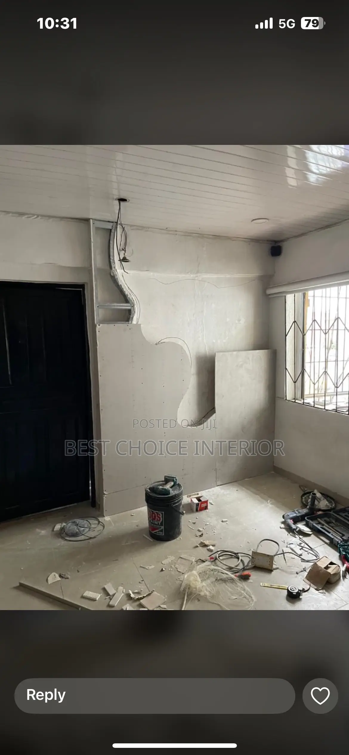 Wall and Fiber Skirting Design