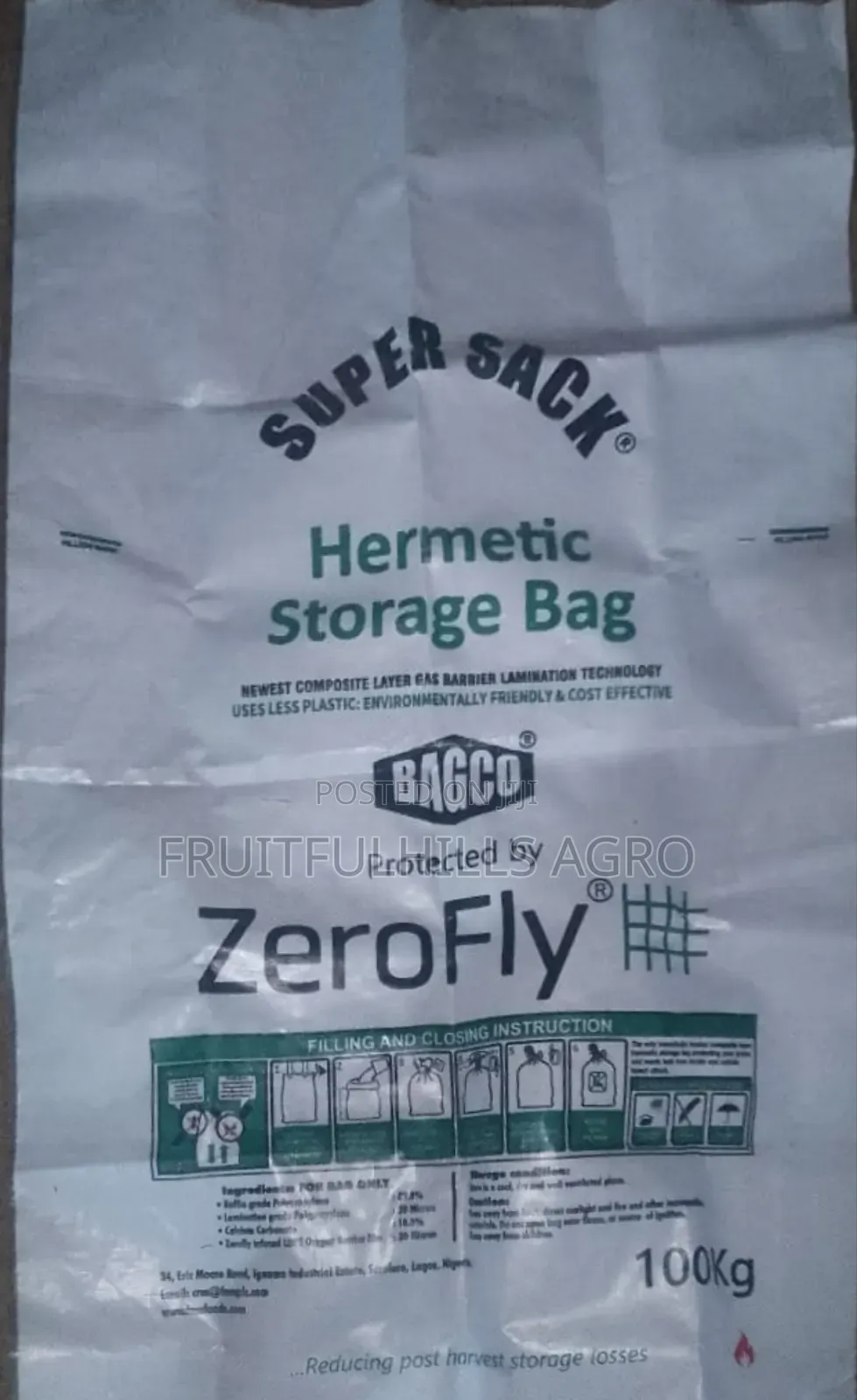 Zero Fly Hermetic Storage Bag