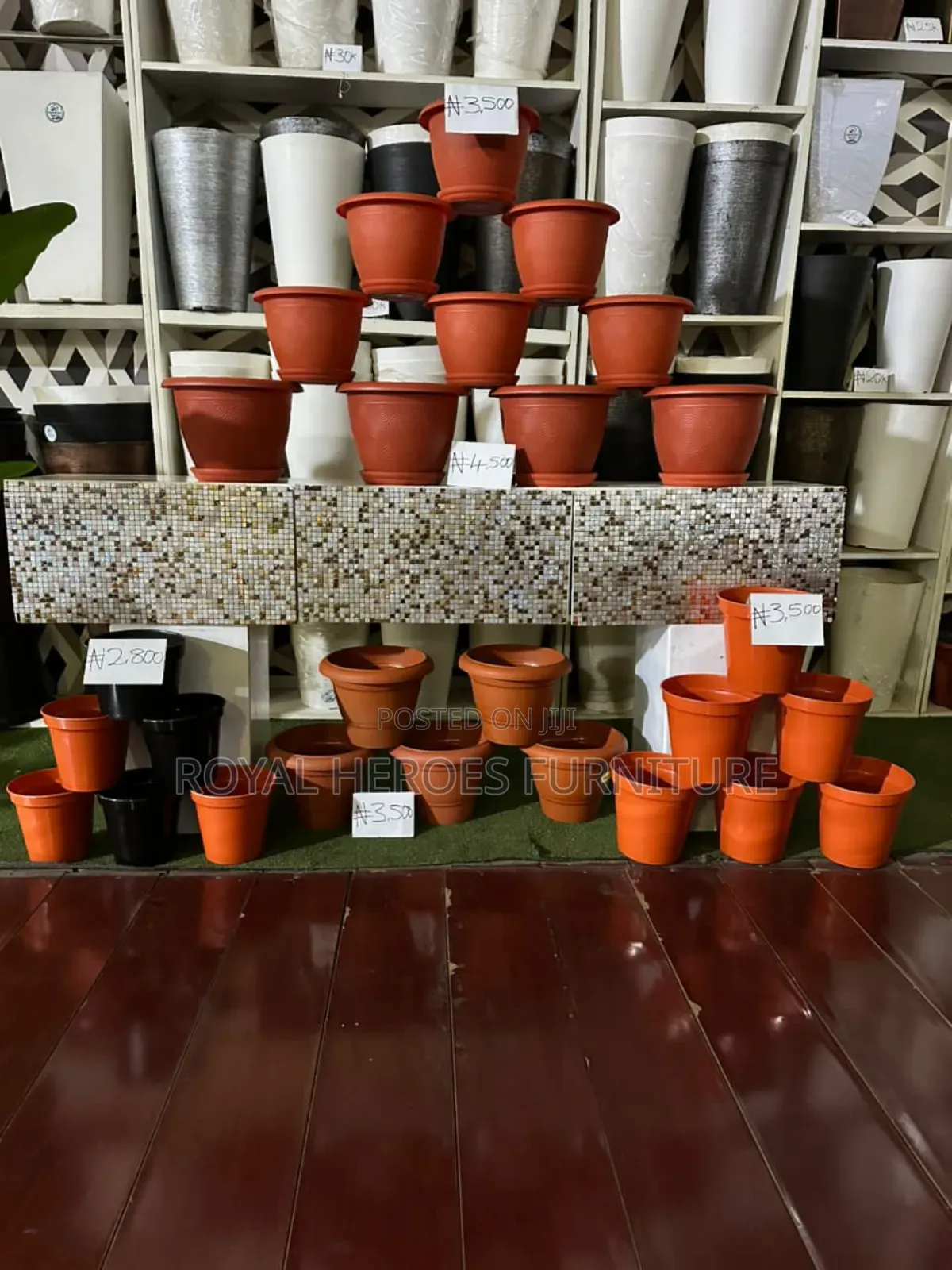 Red Planter Pots