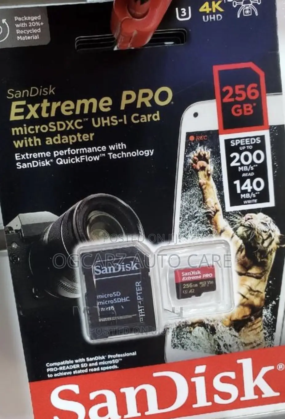 Sandisk Extreme Pro Memory Card Available Now 256g