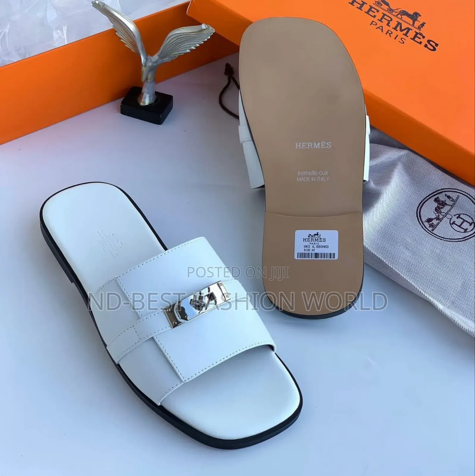 Versace Leather Slippers