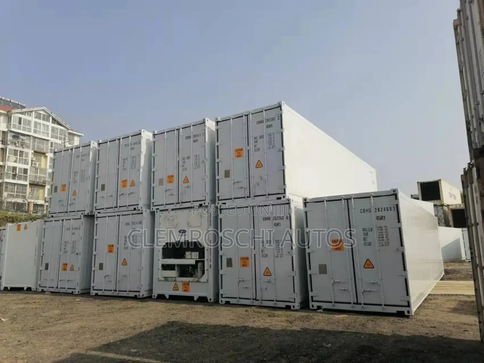High Quality Certified Complete Brand New Thermo Cooling Container.
