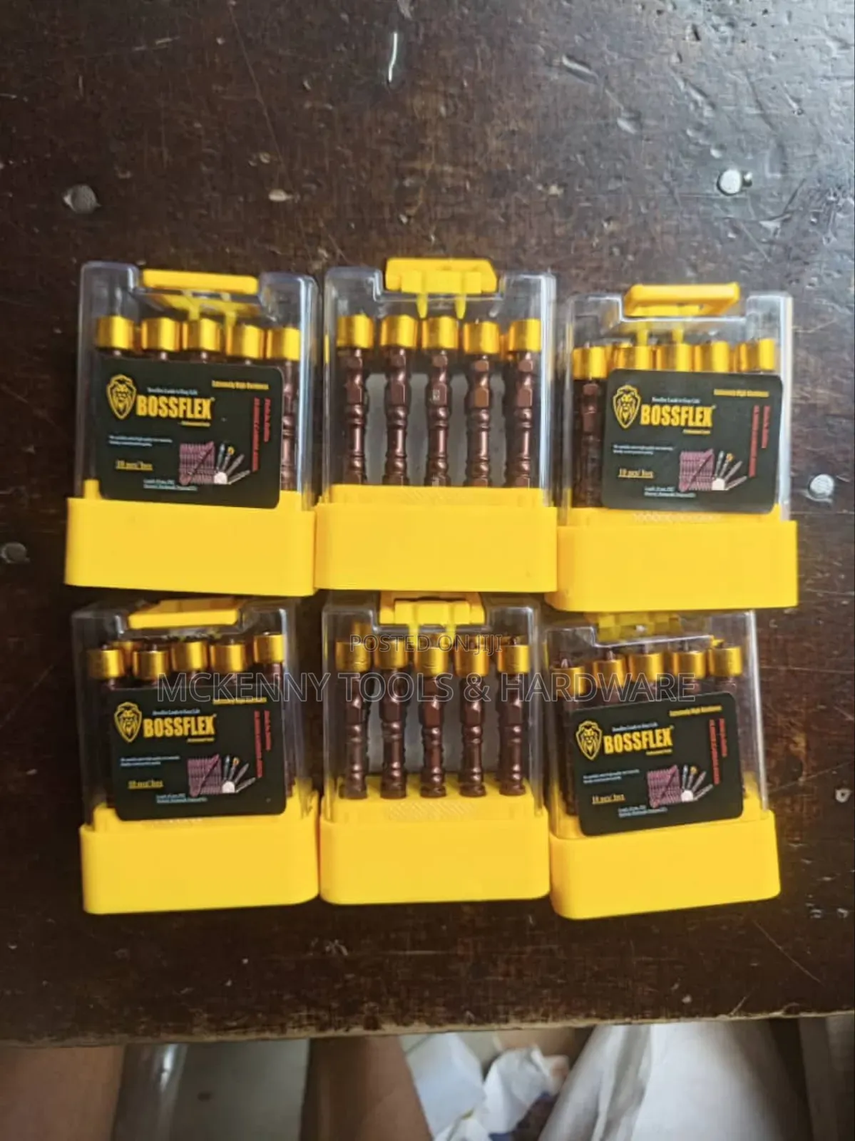 Multiple Packages Of Bossflex Screwdriver Bits.