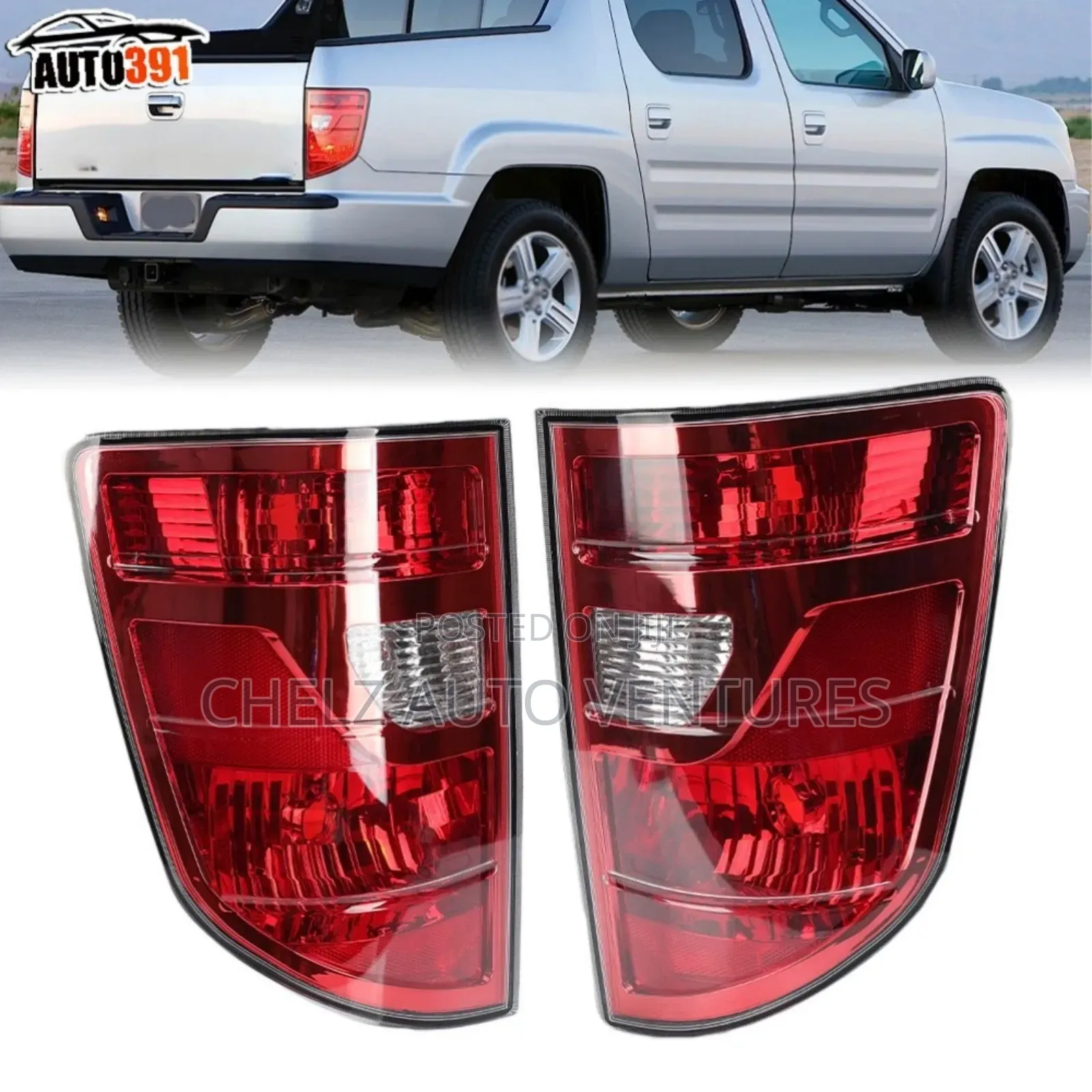 Rear Lamp Honda Ridgeline 2012-2014