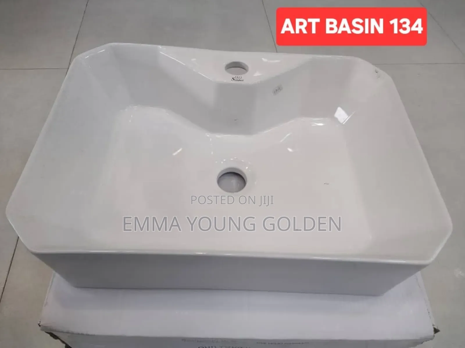 Canter Top Basin White