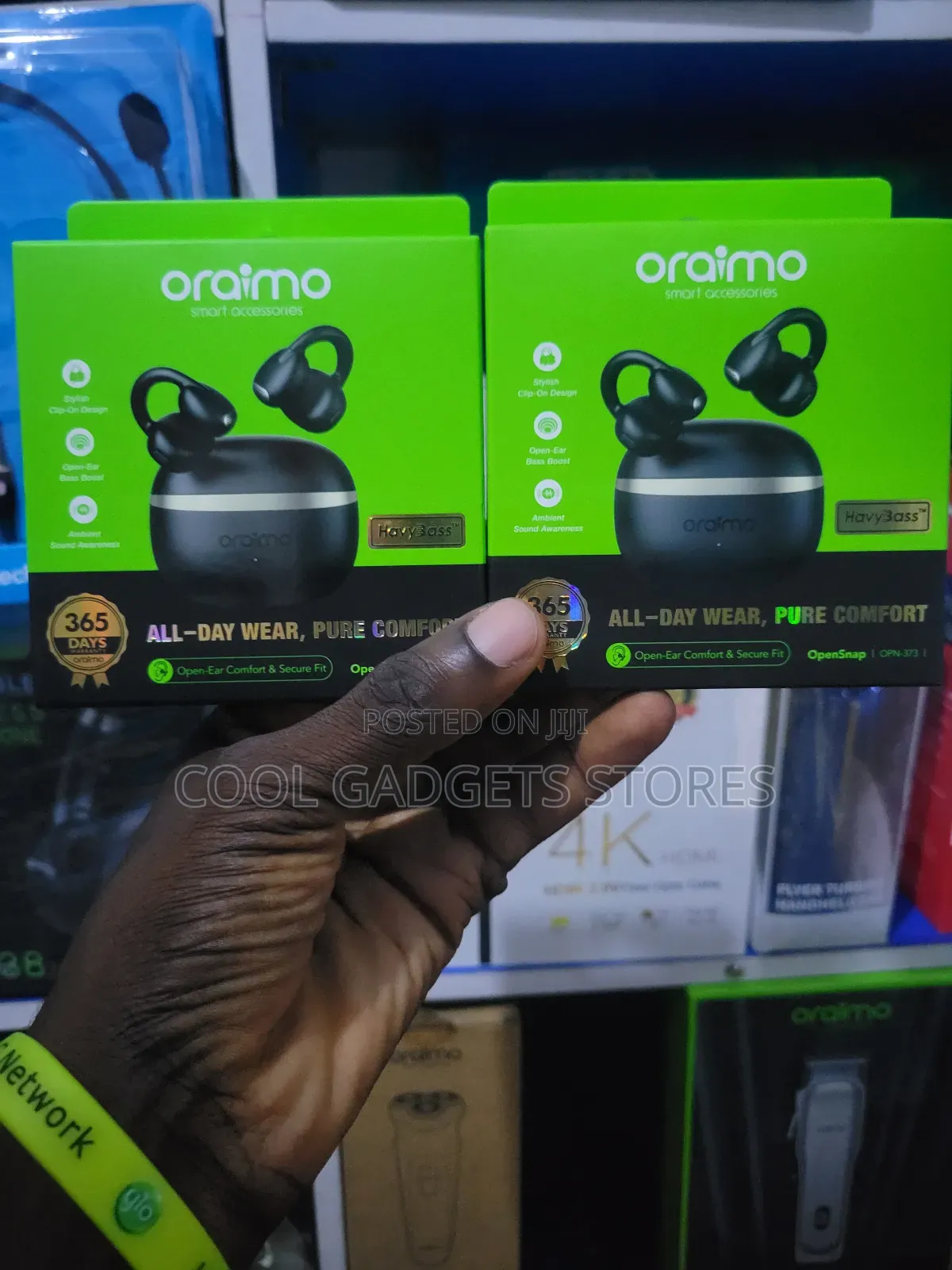 Oraimo Opensnap Clip-on True Wireless Headphones