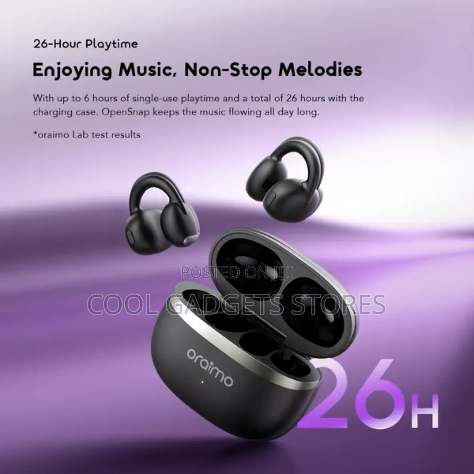 Oraimo Opensnap Clip-on True Wireless Headphones