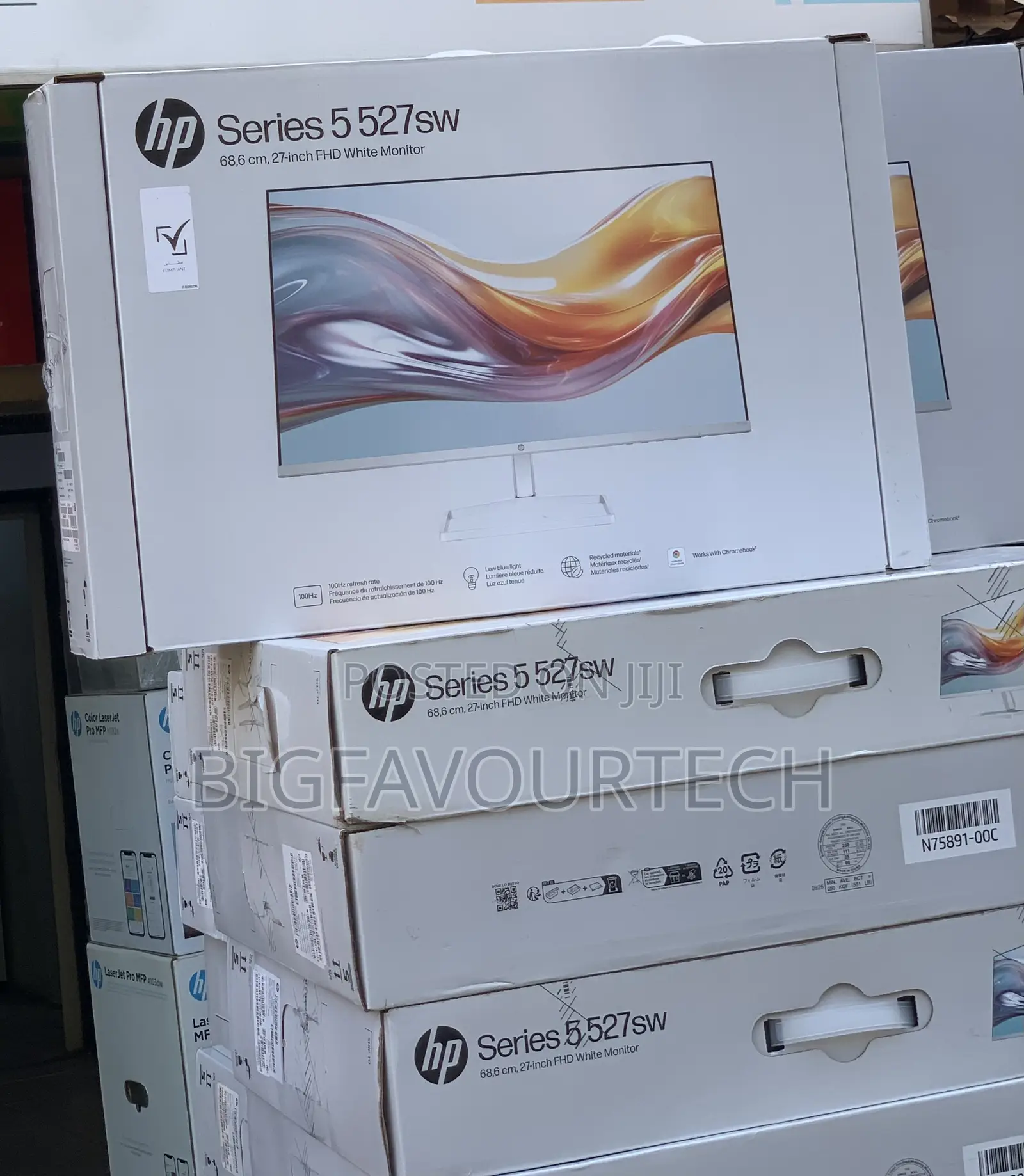Hp Series 5 27 Inch FHD White Monitor - 527sw