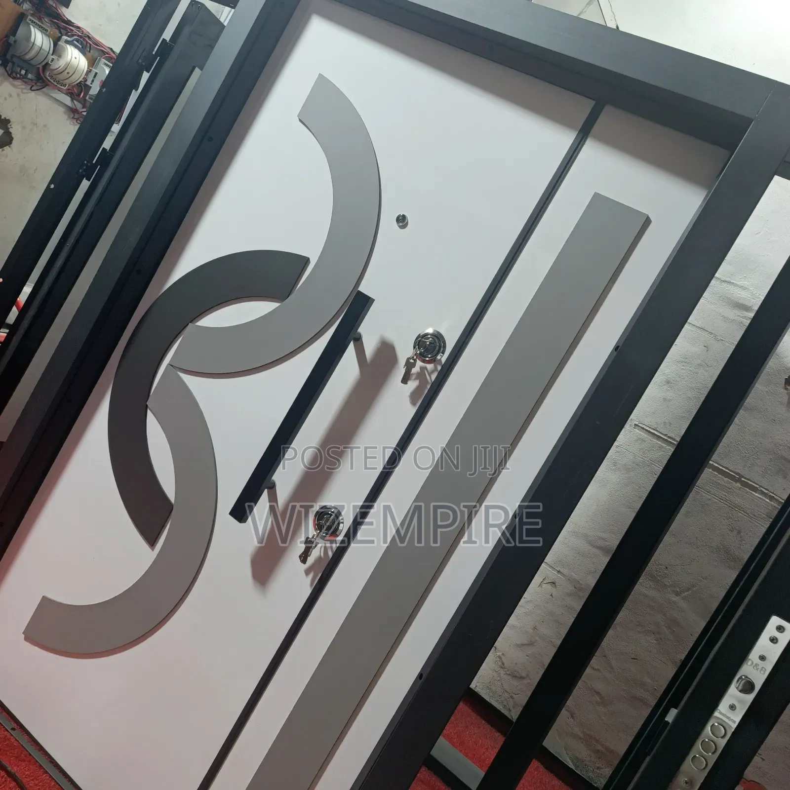 Min Entrance White X Luxury Turkey Door Available