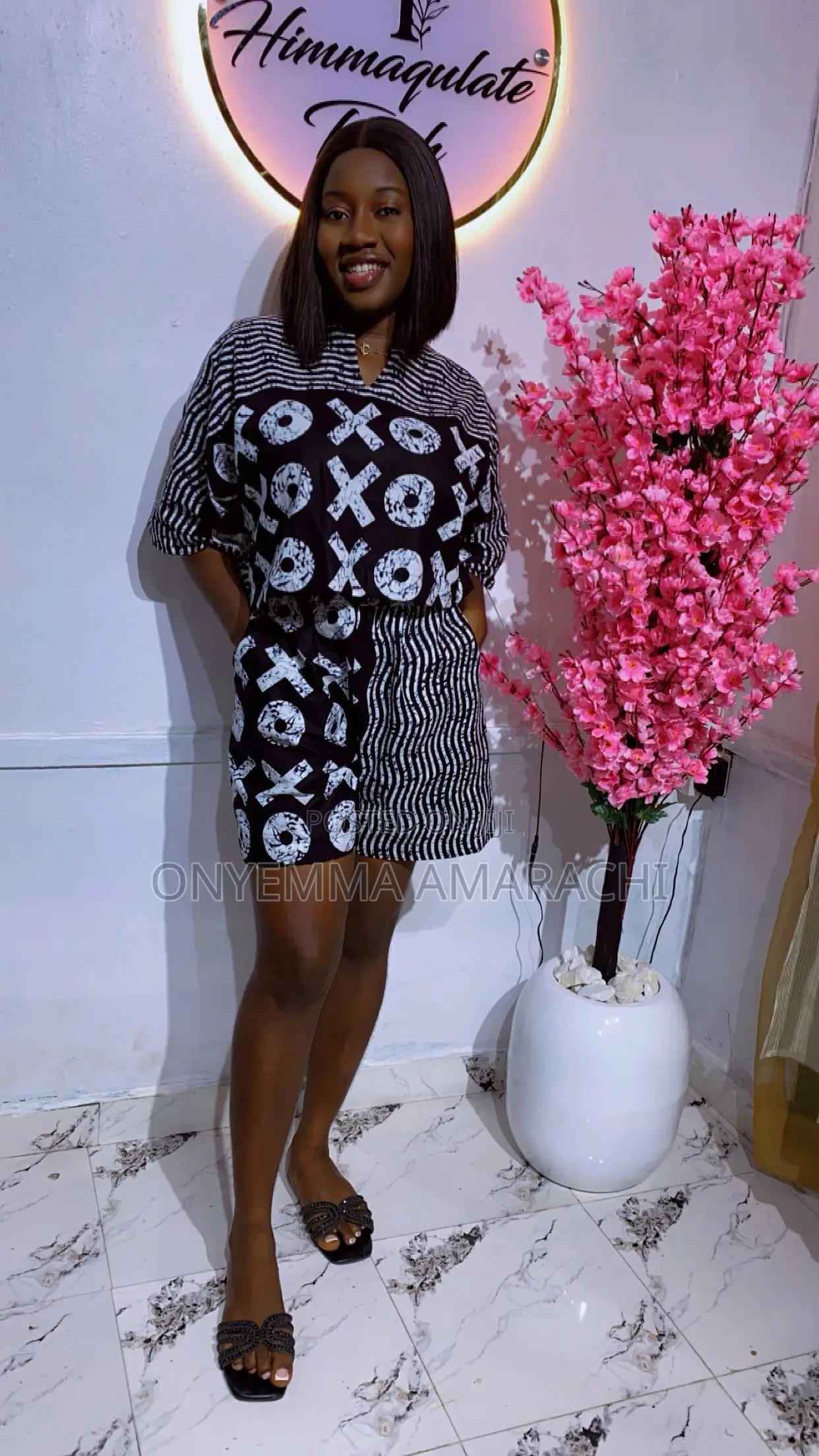 Two Piece Ankara Short and Top