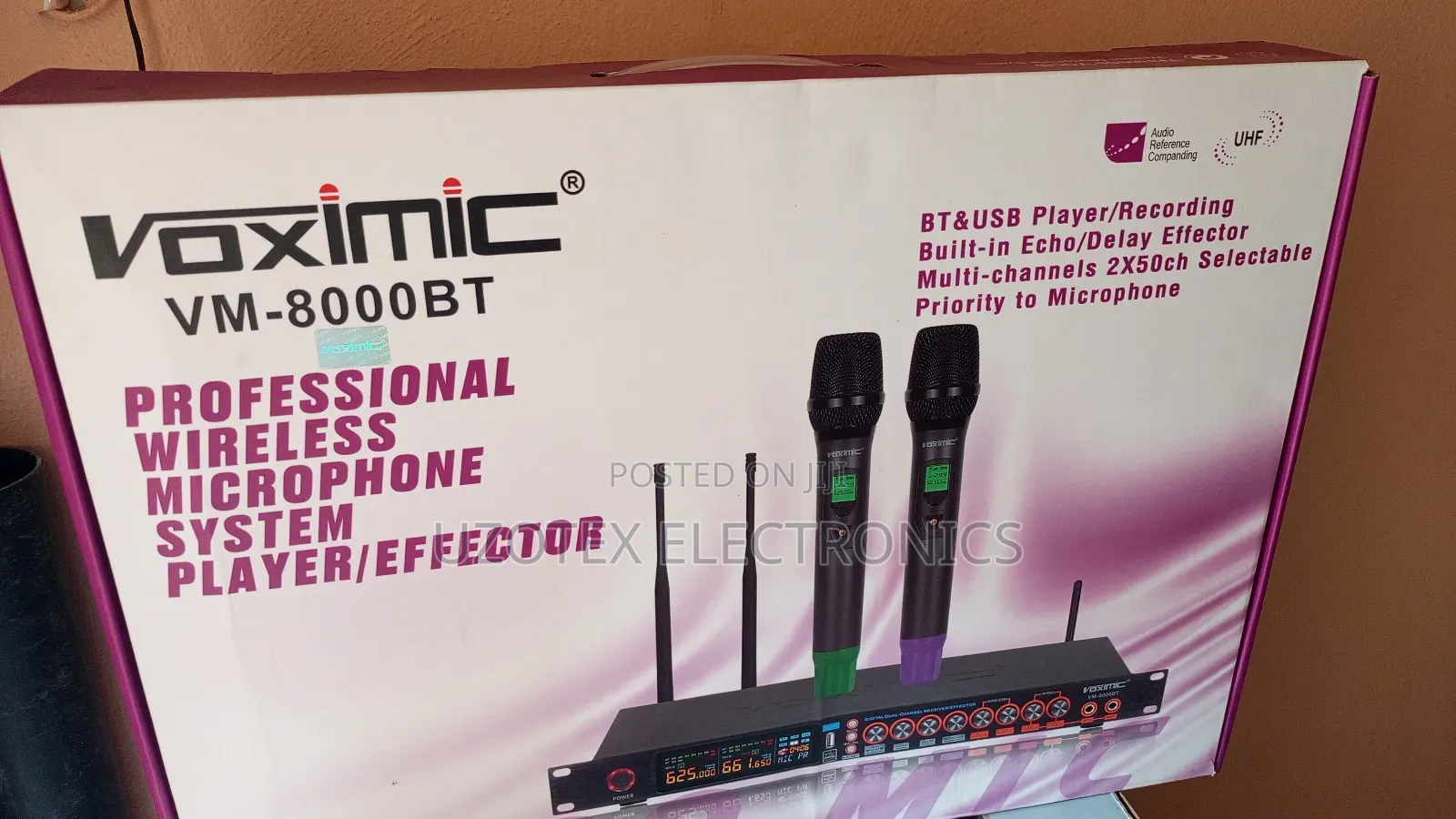 Voximic Vm 8000bt Wireless Microphone 2in1 Microphone