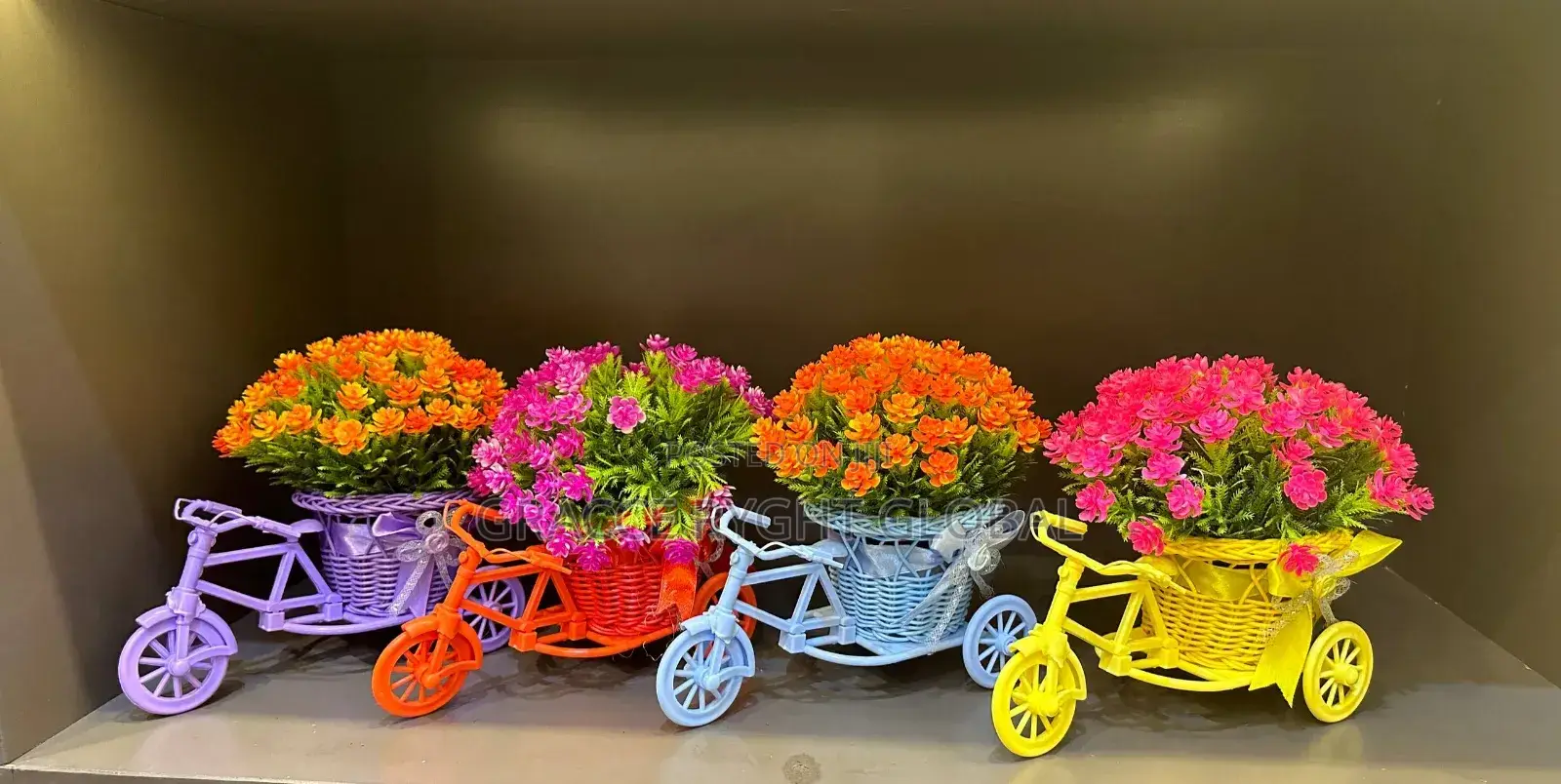 Miniature Tricycle Flower Vase