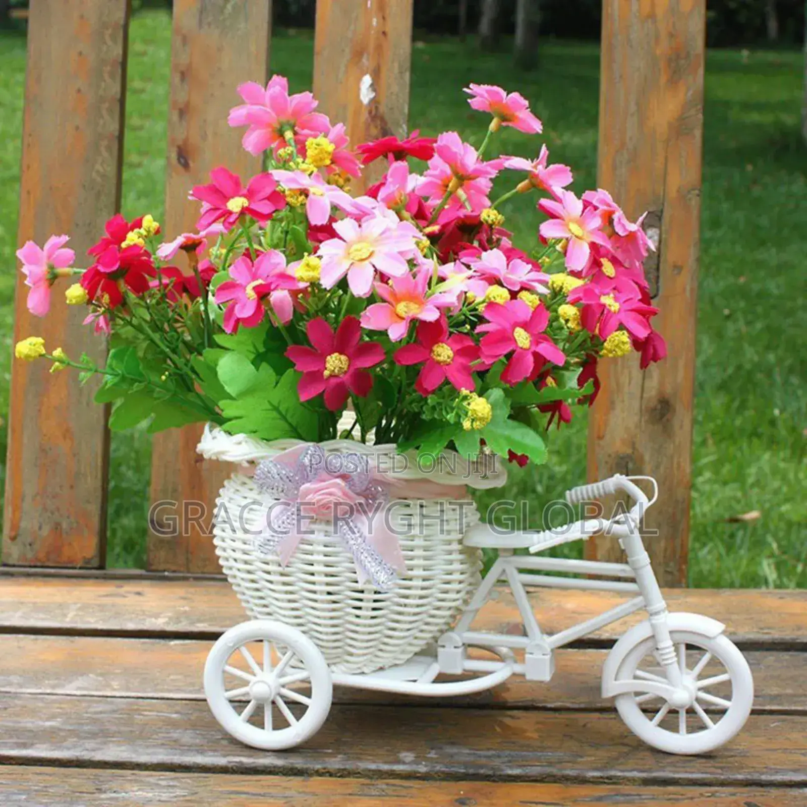 Miniature Tricycle Flower Vase