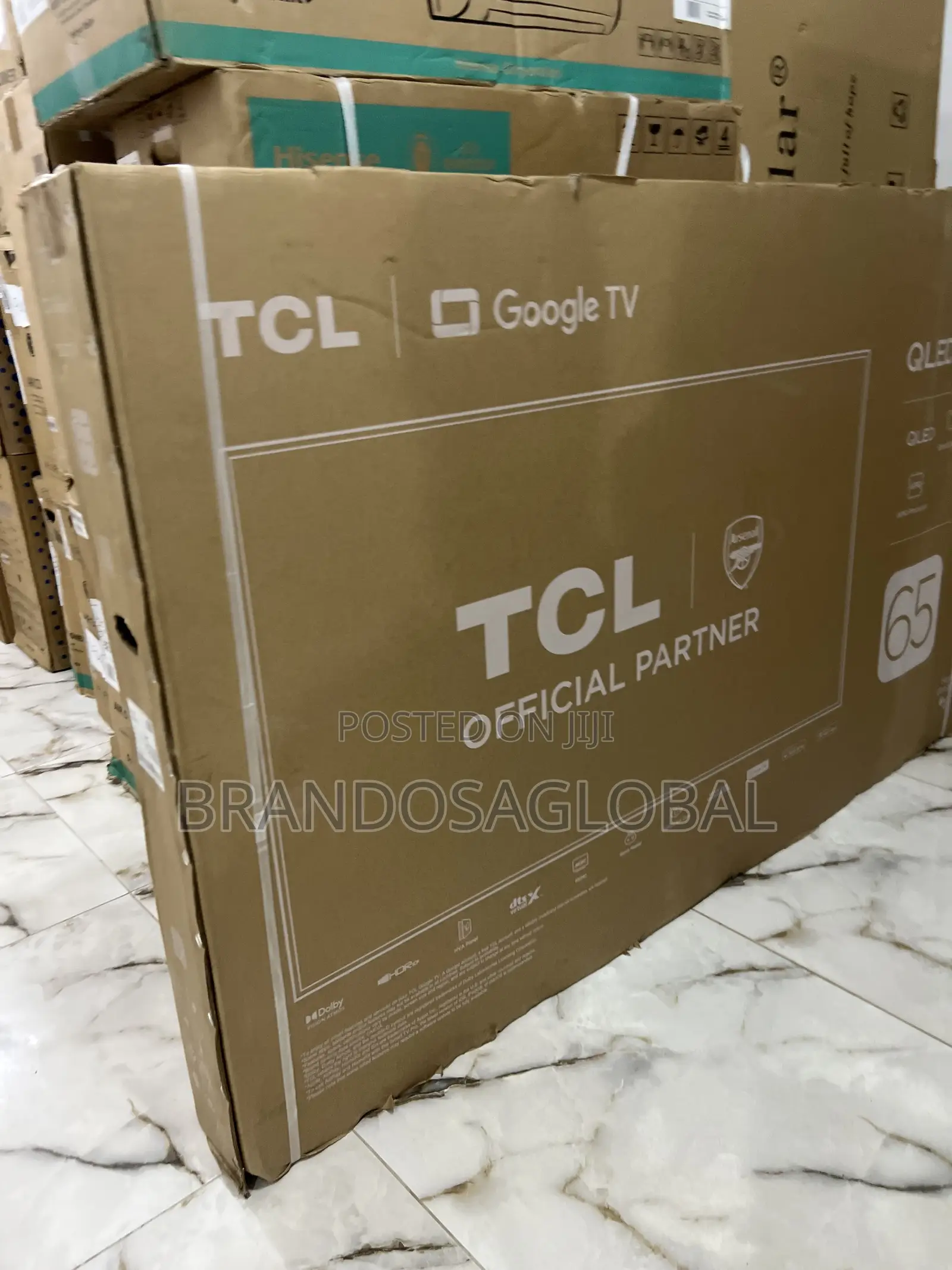 TCL 65 Inches Qled Tv /65p7k/Qled/Google
