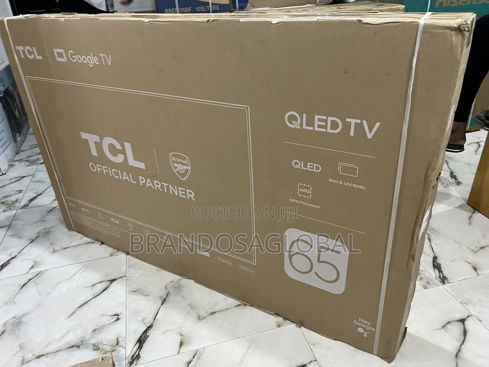 TCL 65" Class Ultra Hd Hdr10 () Qled Smart Google Tv 65p7k