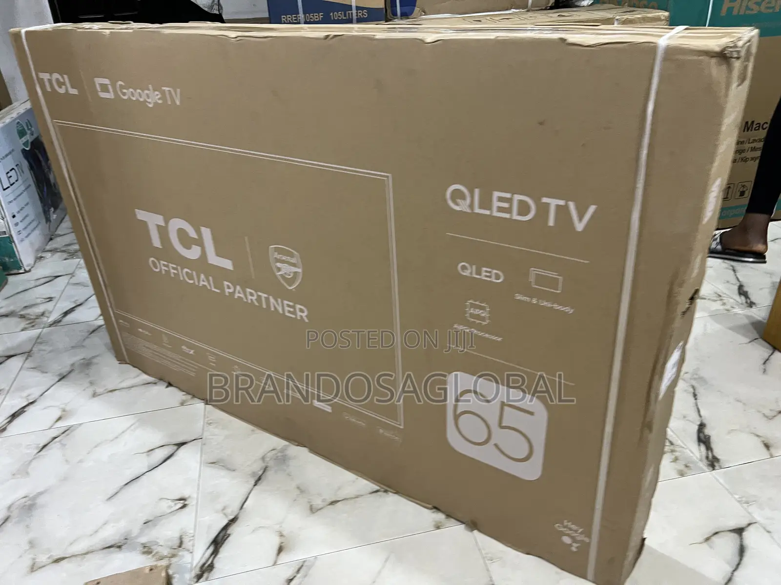 TCL 65 Inch Qled Android Ultra Slim Smart HDR Google Tv