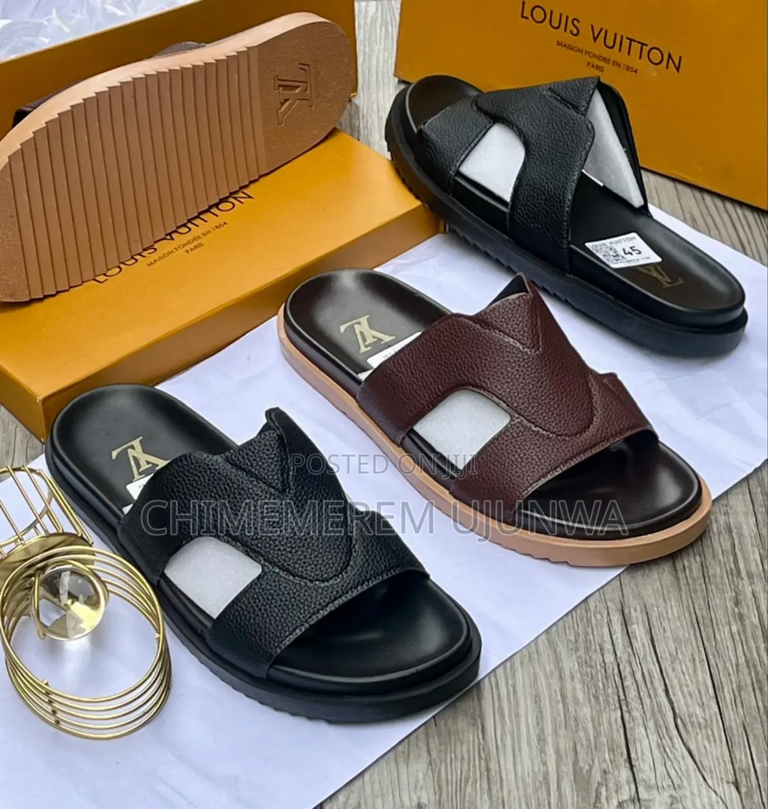 Luxury Designed Lv Slipers
