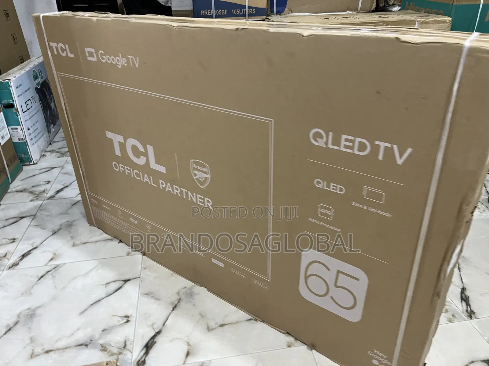 TCL 65 Inches Google Android HDR Smart Qled Television