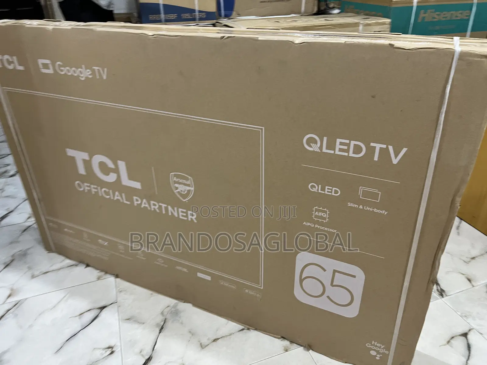 TCL 65 Inches Google Android HDR Smart Qled Television