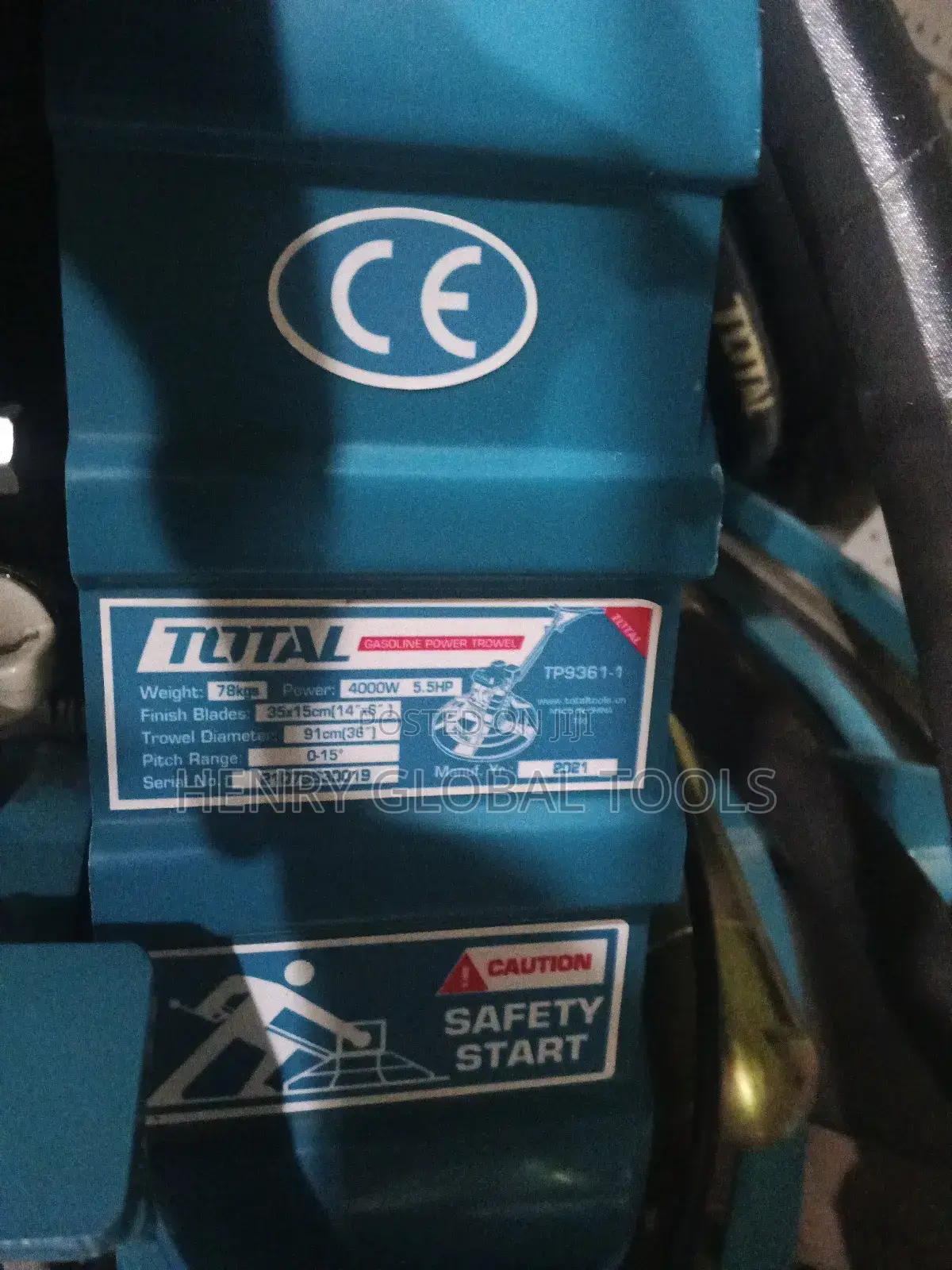 4000w Total Gasoline Power Trowel