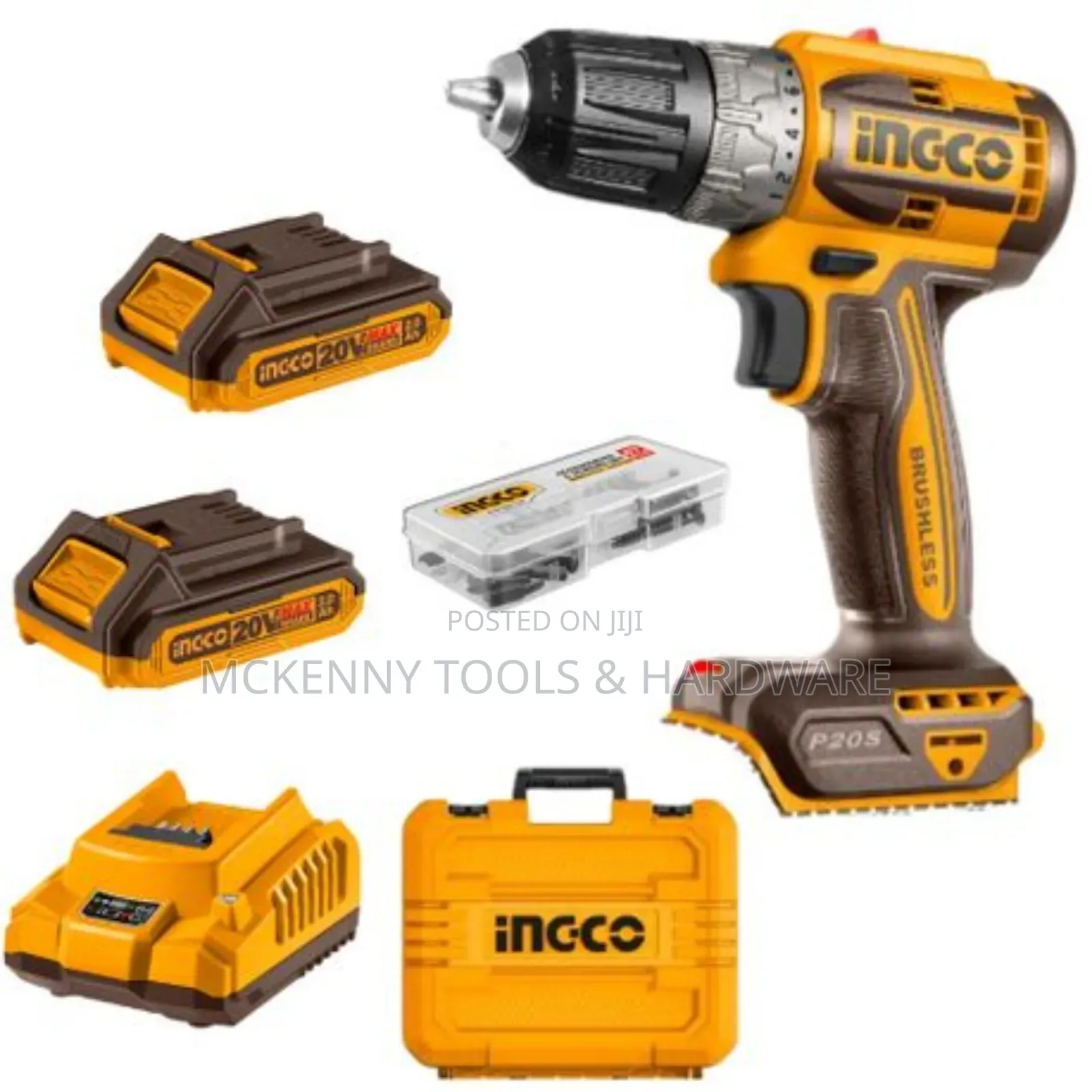 Ingco - 52nm Lithium-ion Cordless Drill With 2 X 2ah Battery & Charger