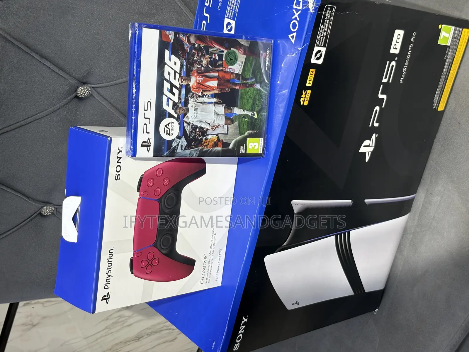 New Ps 5 Pro 2tb , Disc Drive New , Fc26 Disc , Extra Controller