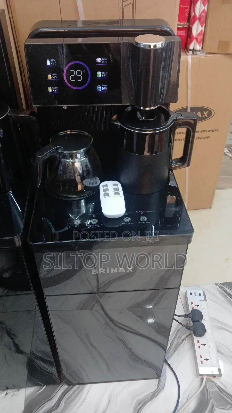 Brinax Hot and Cold Smart Tea Bar With Kettles