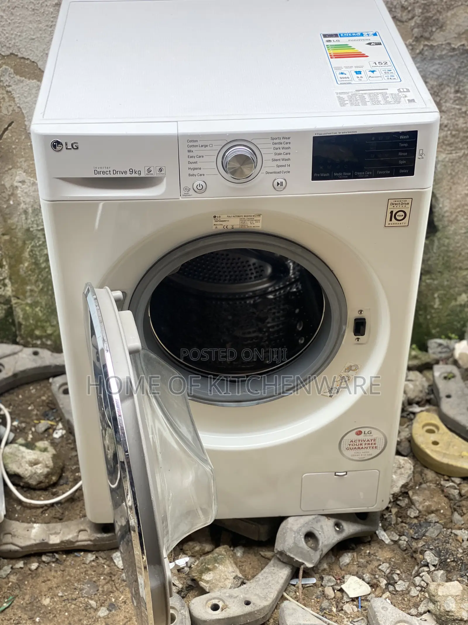 Lg Direct Drive 9kg Washing Machine