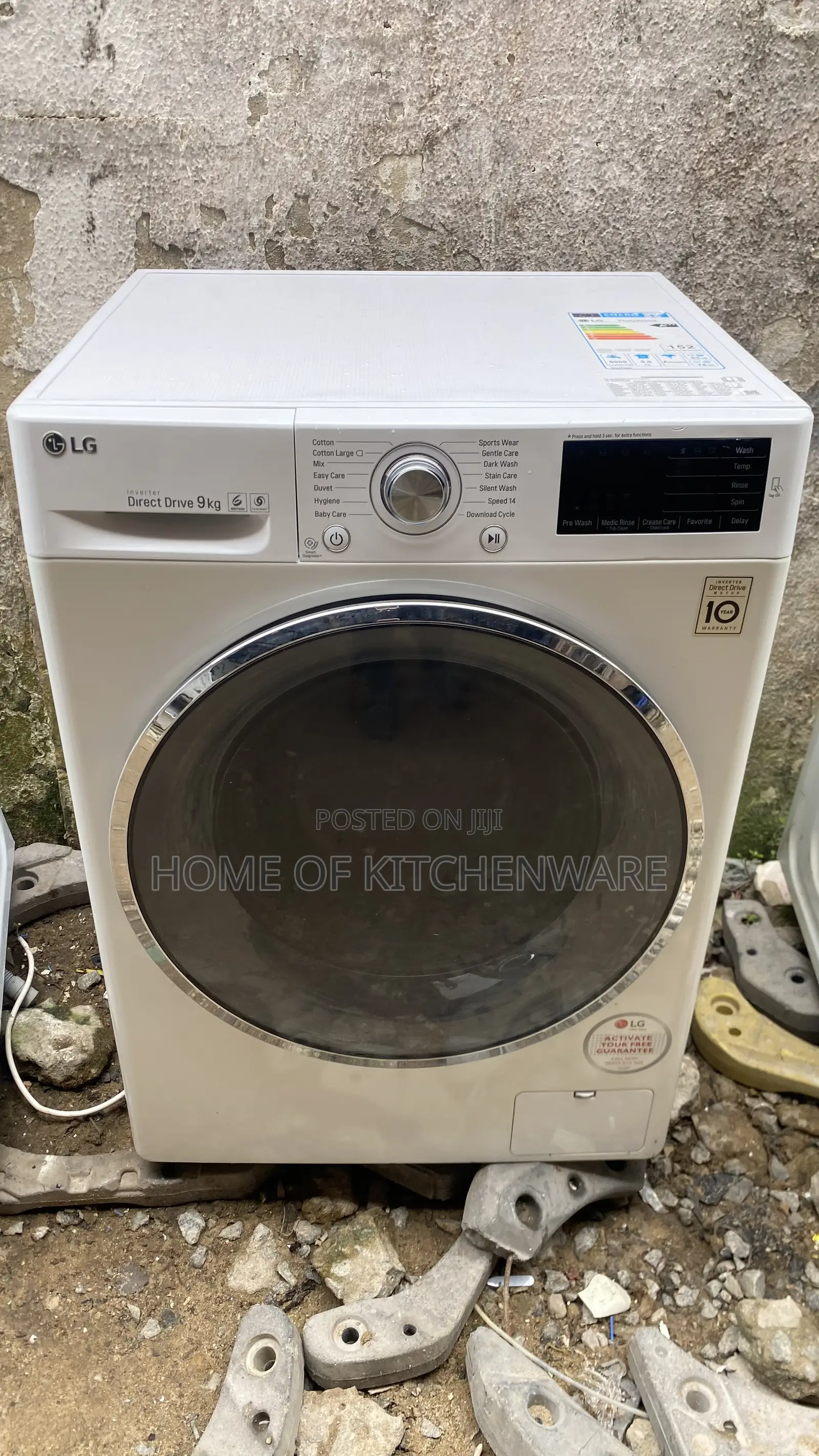 Lg Direct Drive 9kg Washing Machine