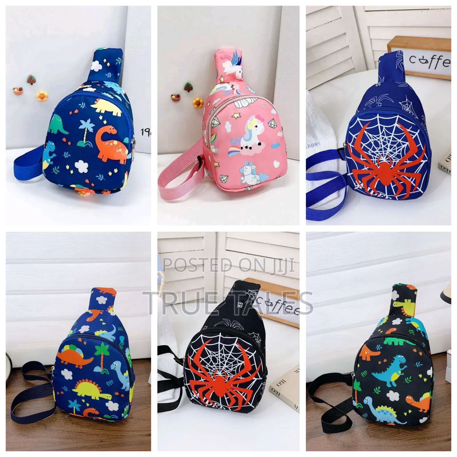 Unisex Boys And Girls Cartoon Character Shoulder Bags
