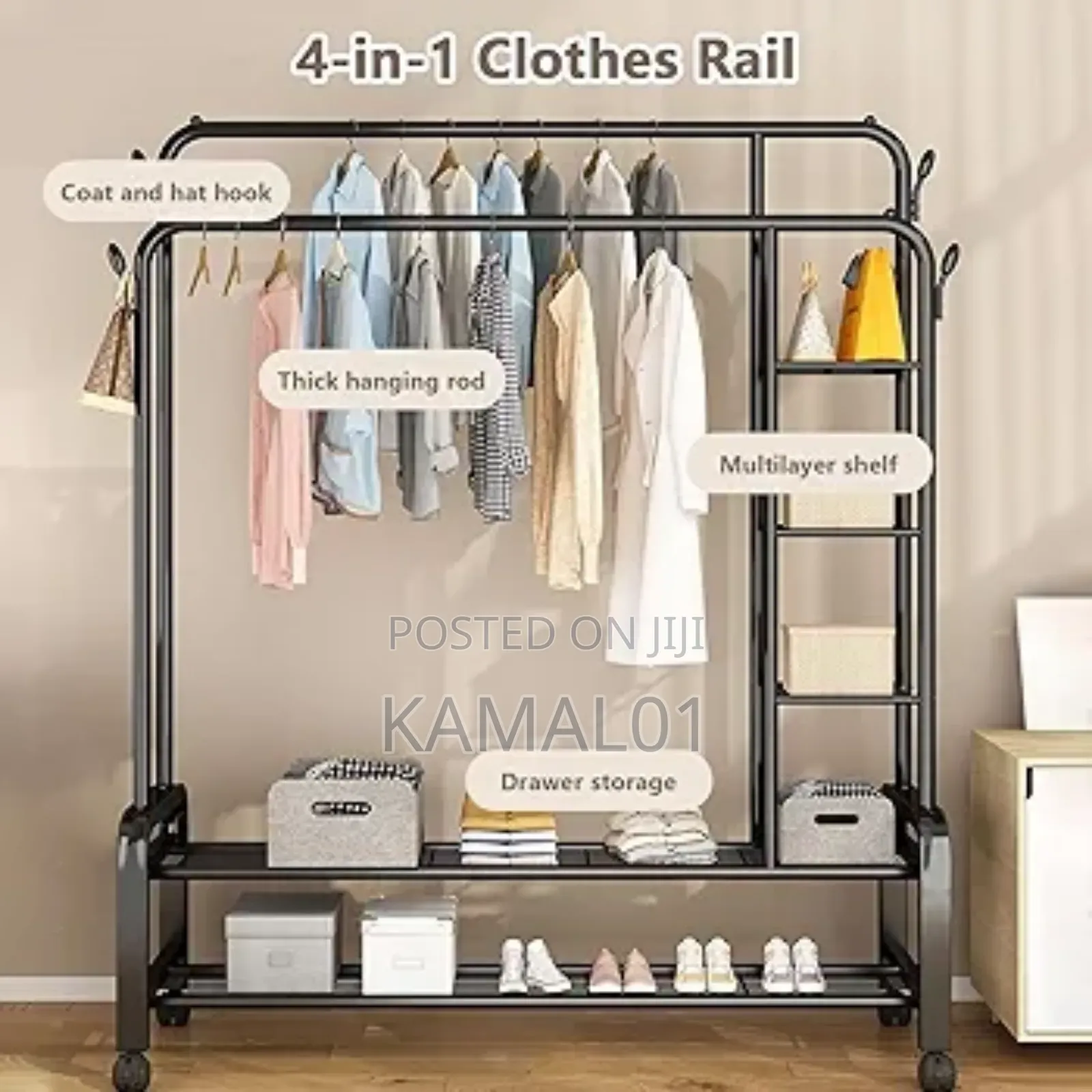 58kg High Quality Double Pole Cloth Hanger