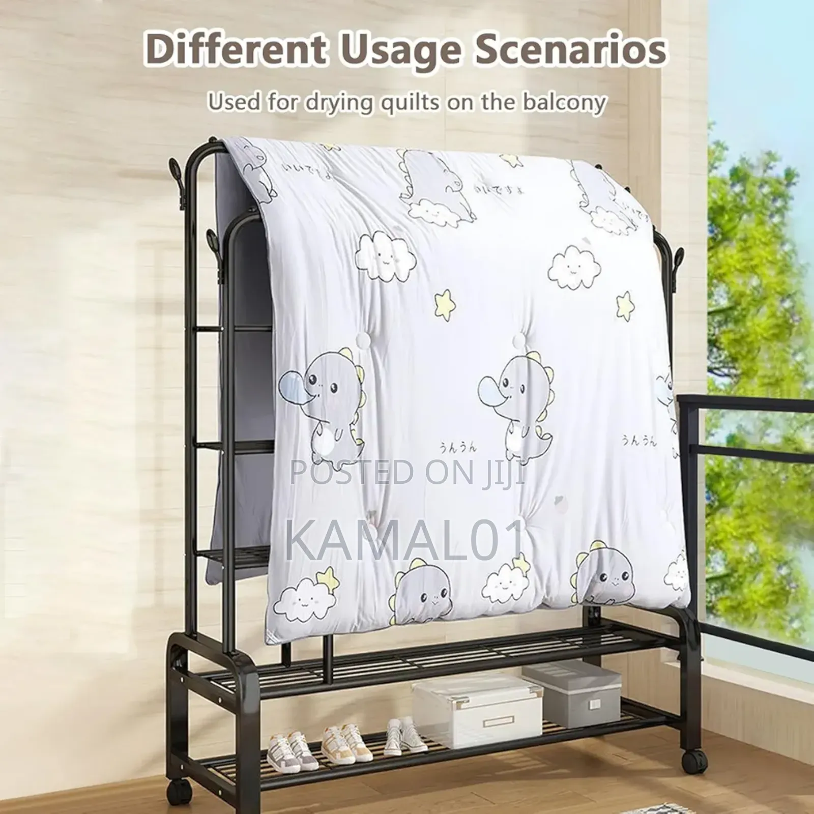 58kg High Quality Double Pole Cloth Hanger