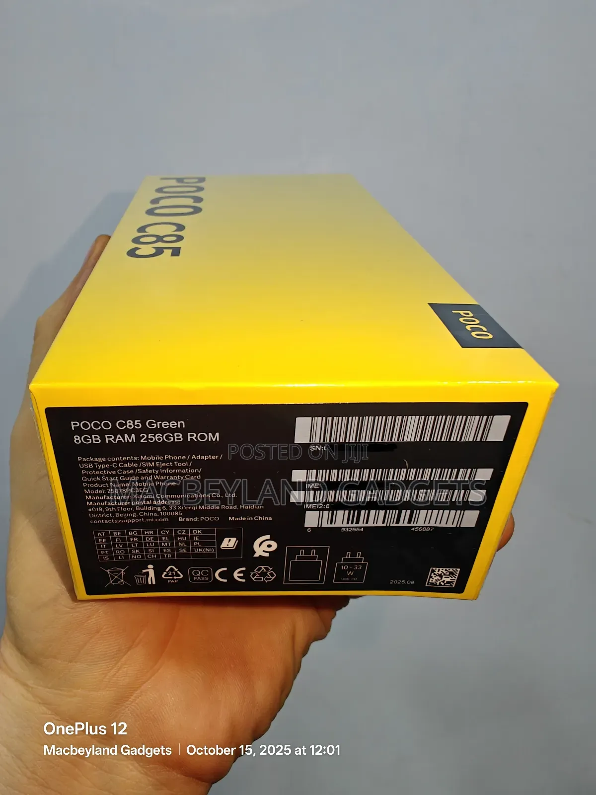 New Xiaomi Poco C85 4G 256 GB Green