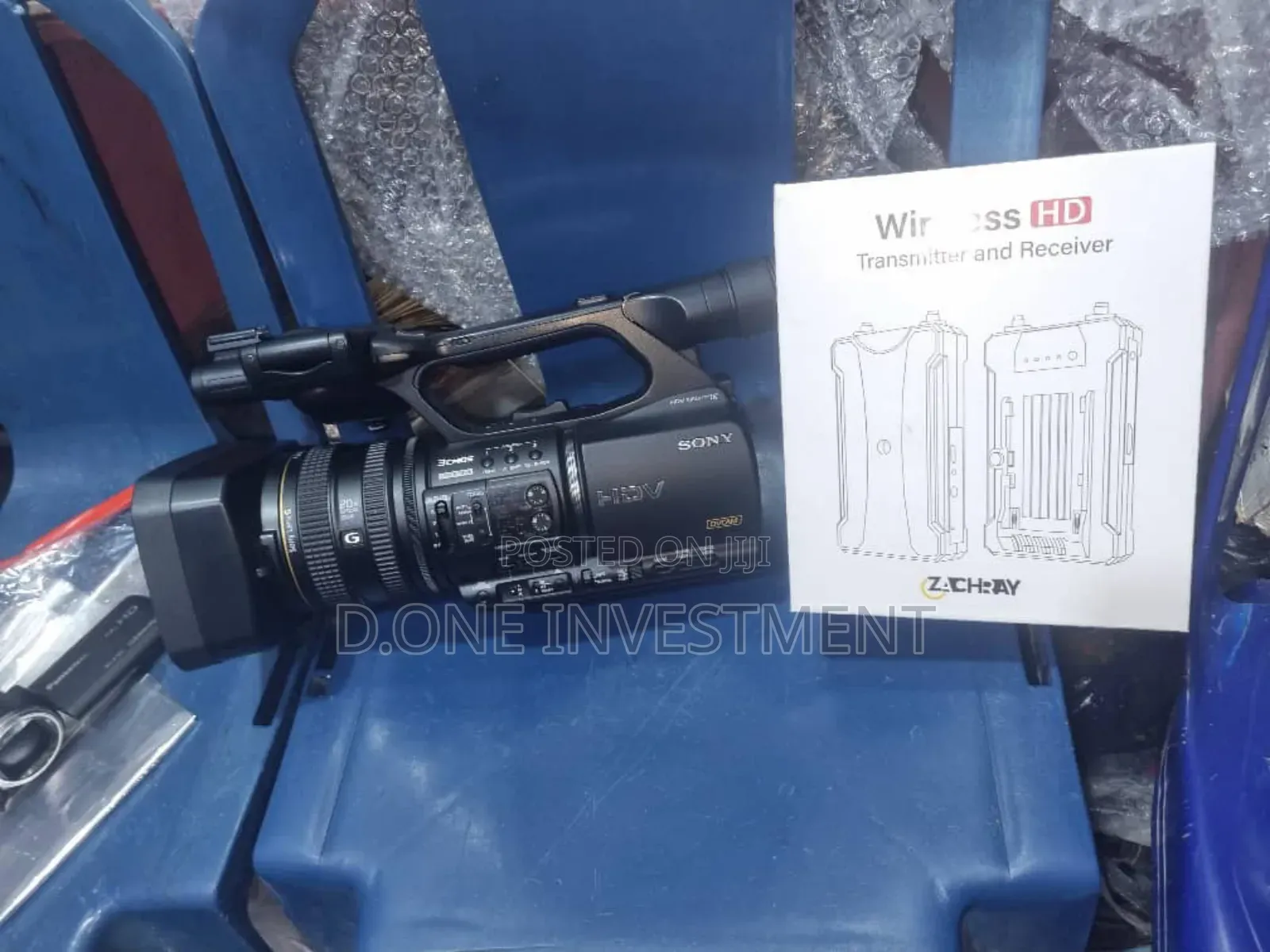 Sony Z5 Camera With Wireless Hd Transmitter and Receiver for Streaming