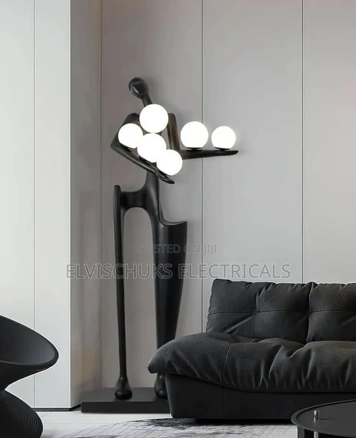 Luxury Sculpture Floor Lamp – Artistic Modern Statement Light