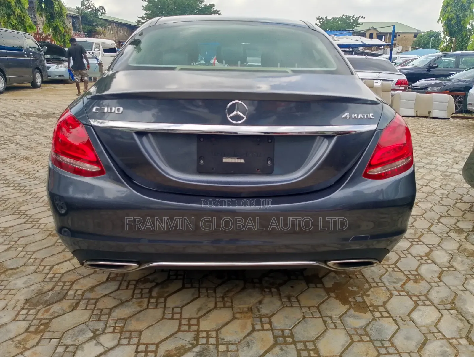 Mercedes-Benz C300 Sport 4dr AWD 4Matic Sedan (2.0L 4cyl 7A) 2015 Gray